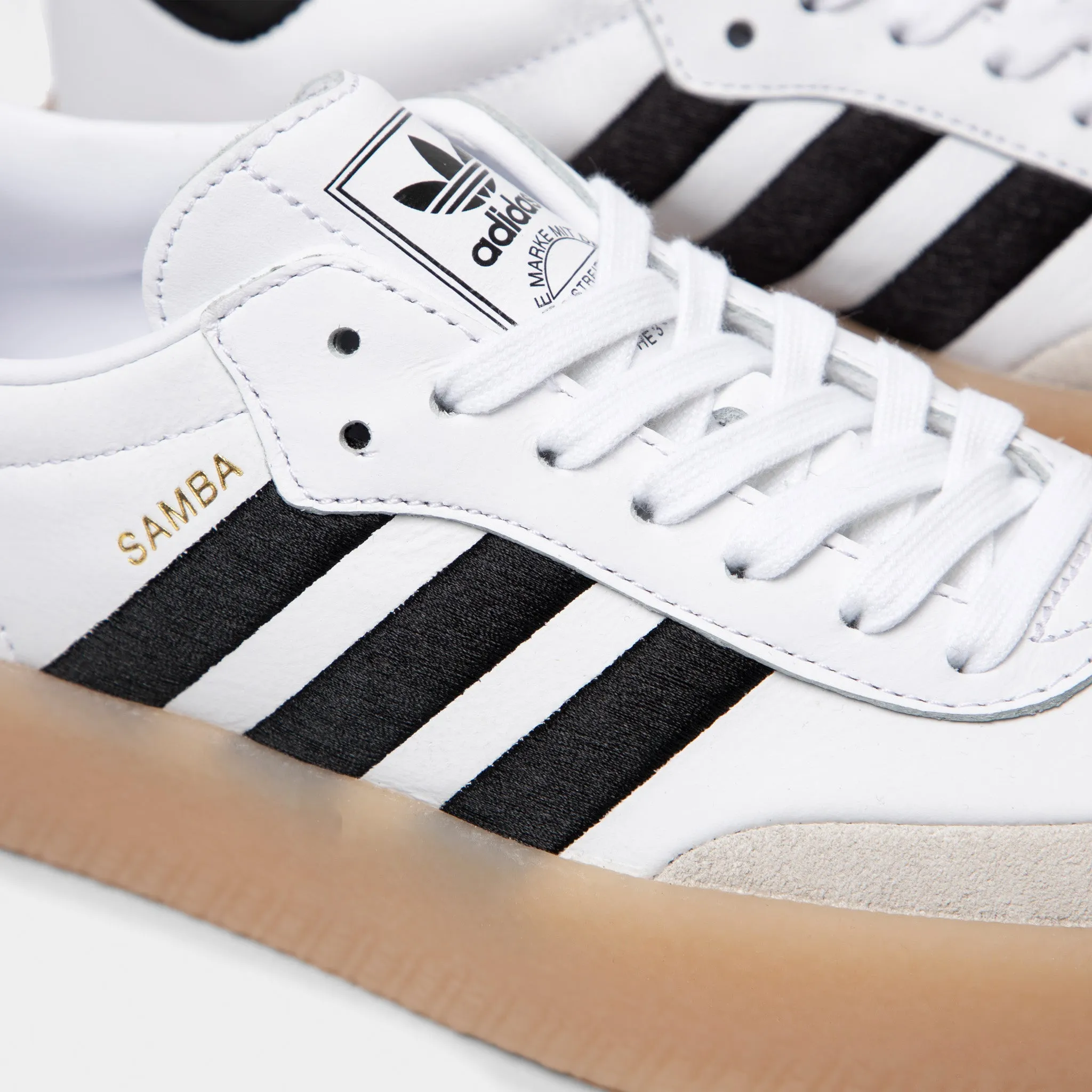 Impact Resistant Shell Comfortable Back adidas Originals Women's Sambae Footwear White / Core Black