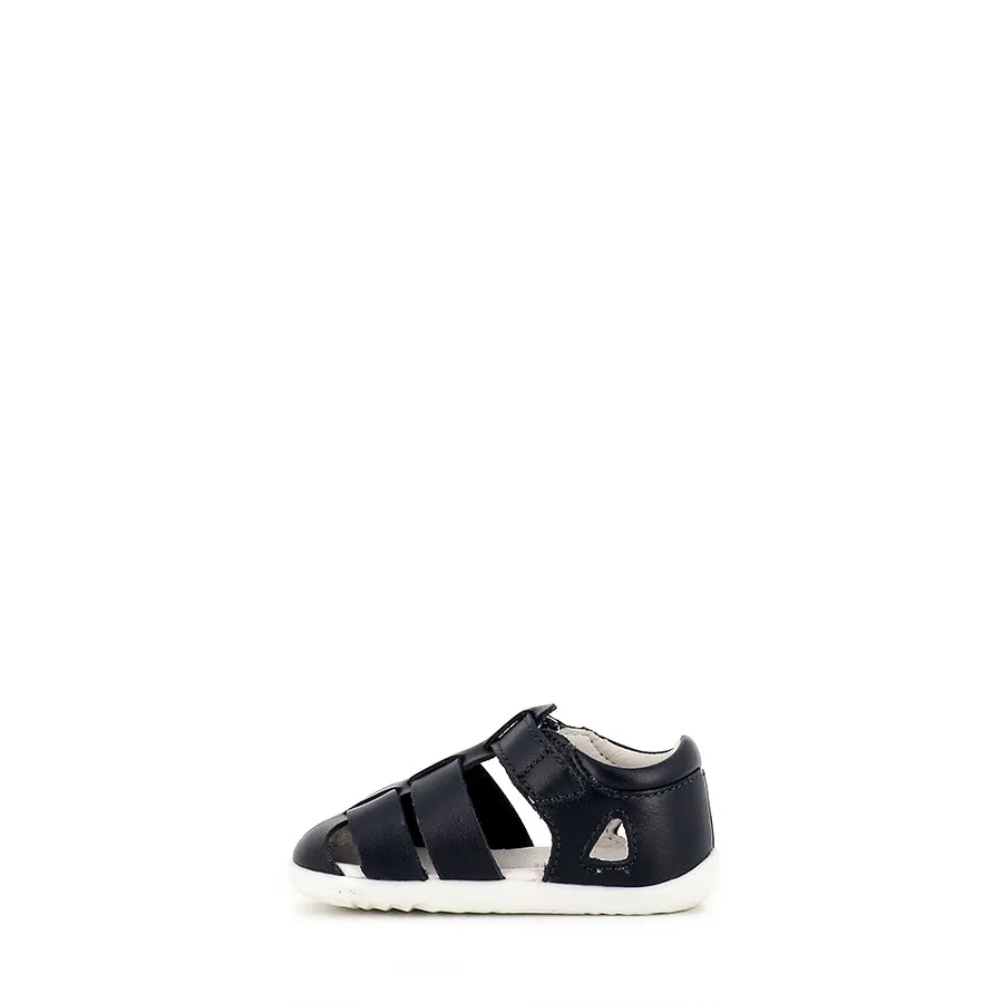 TIDAL STEP UP - NAVY LEATHER Arch Care Car Ride