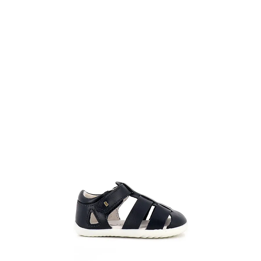 Bare Feel TIDAL STEP UP - NAVY LEATHER