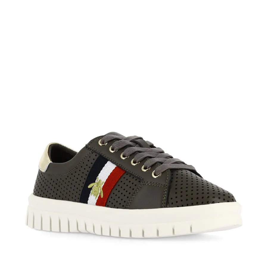 ELOPE - KHAKI/GOLD LEATHER Foam Comfort