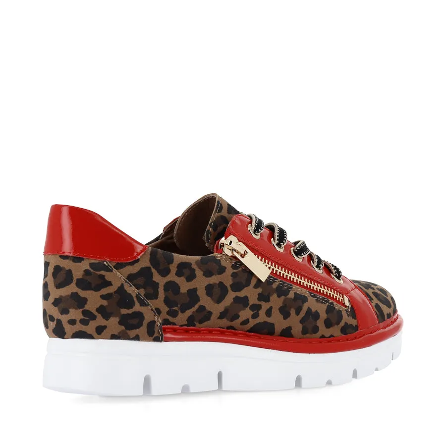 ELOS - TAN LEOPARD MULTI RED Secure Design