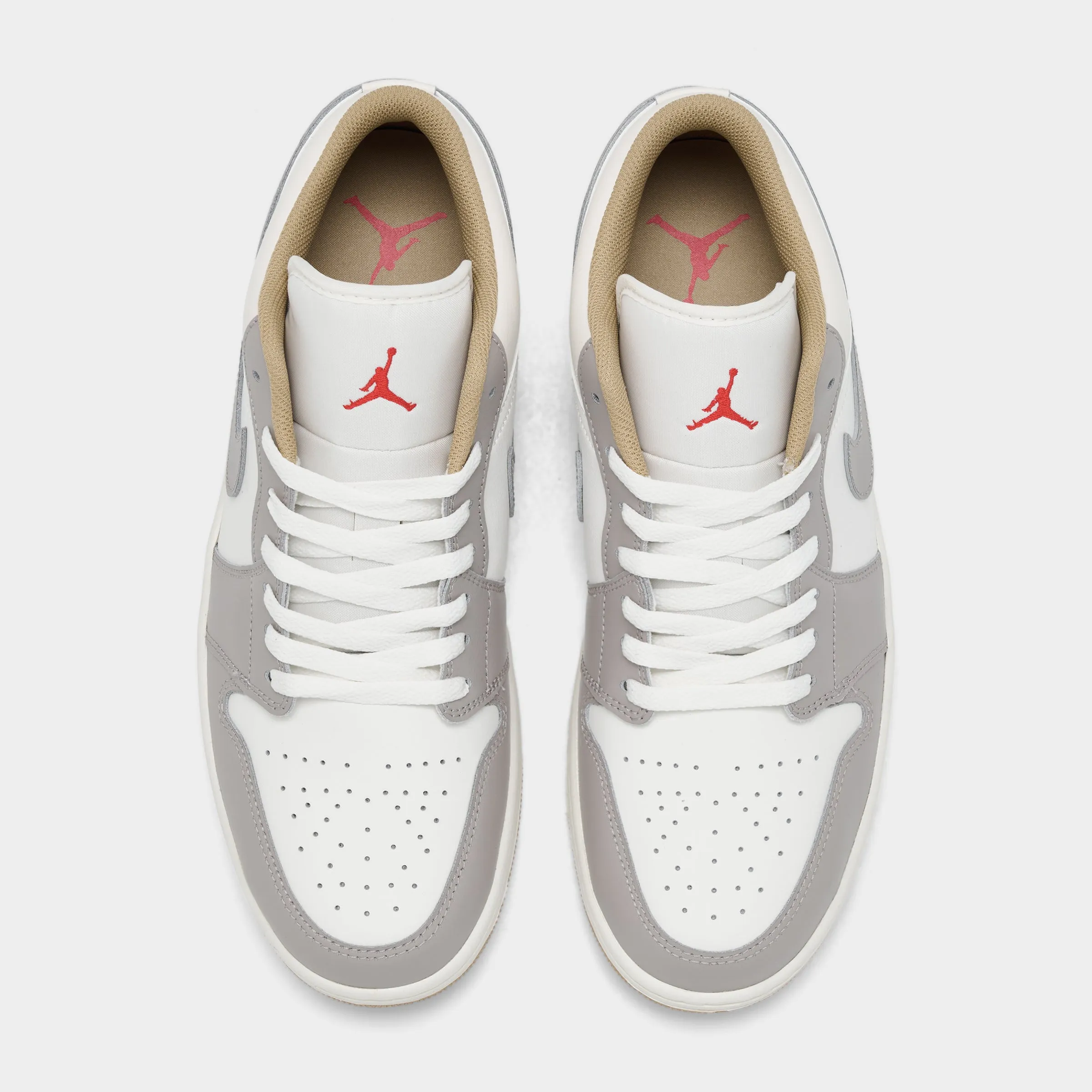Jordan 1 Low Sail/Fire Red-College Grey Practice Game Flow