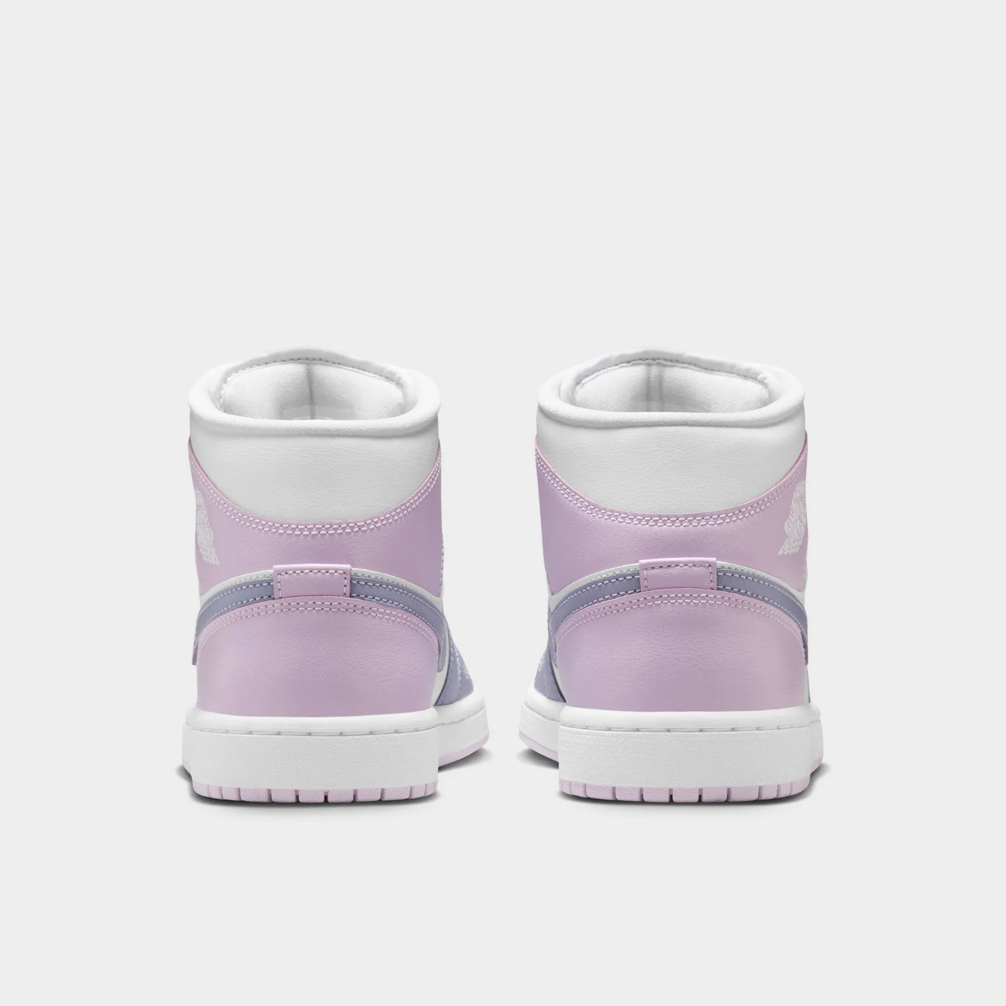 Water Resistant Material Jordan Women's 1 Mid Indigo Haze / Doll-White
