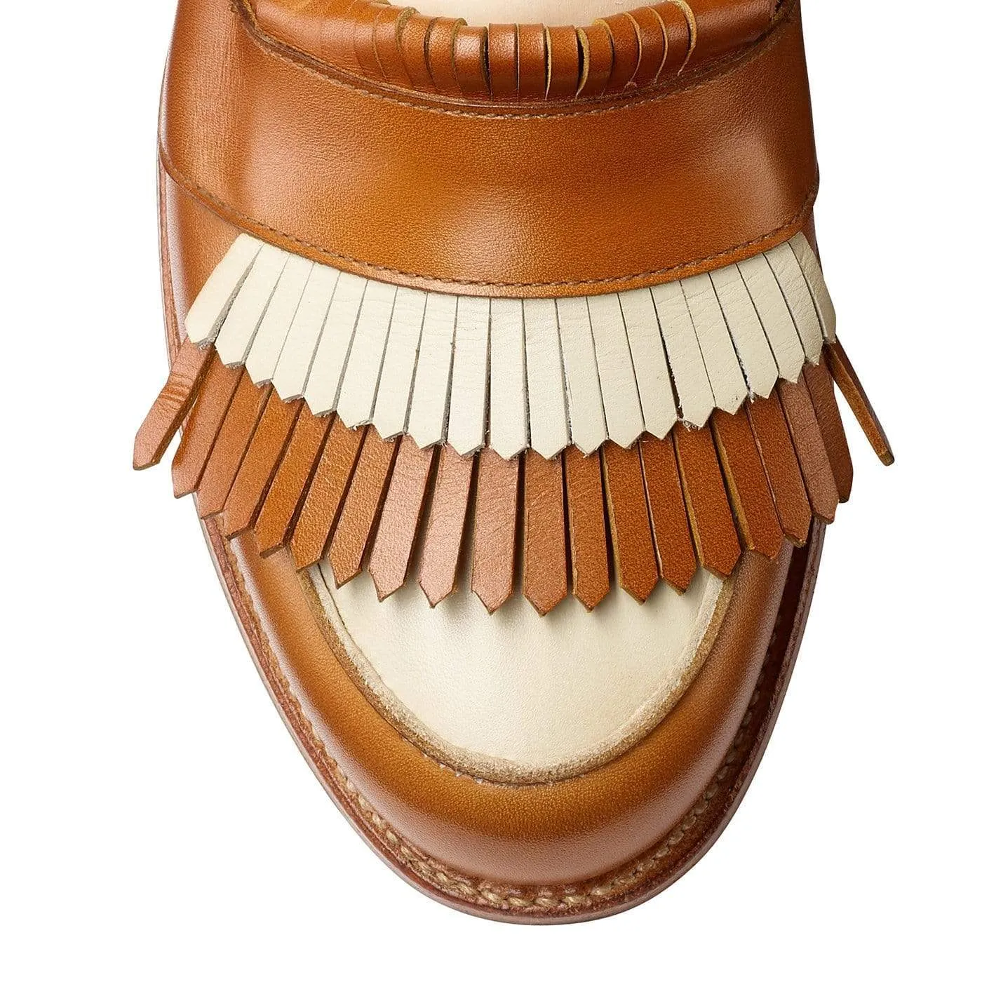 Trendy Walk Emma Ivory & Tan Calf