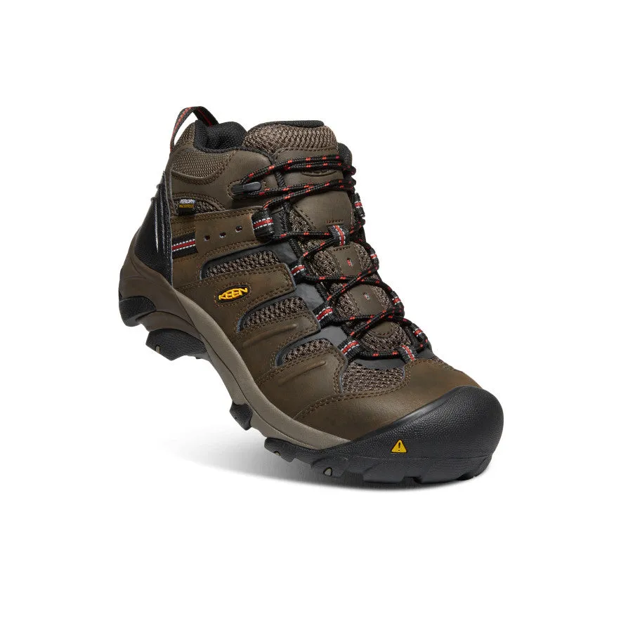 Men's Lansing Mid Waterproof (Steel Toe)  |  Cascade Brown/Brindle Lightweight Performance Trend-setting comfort