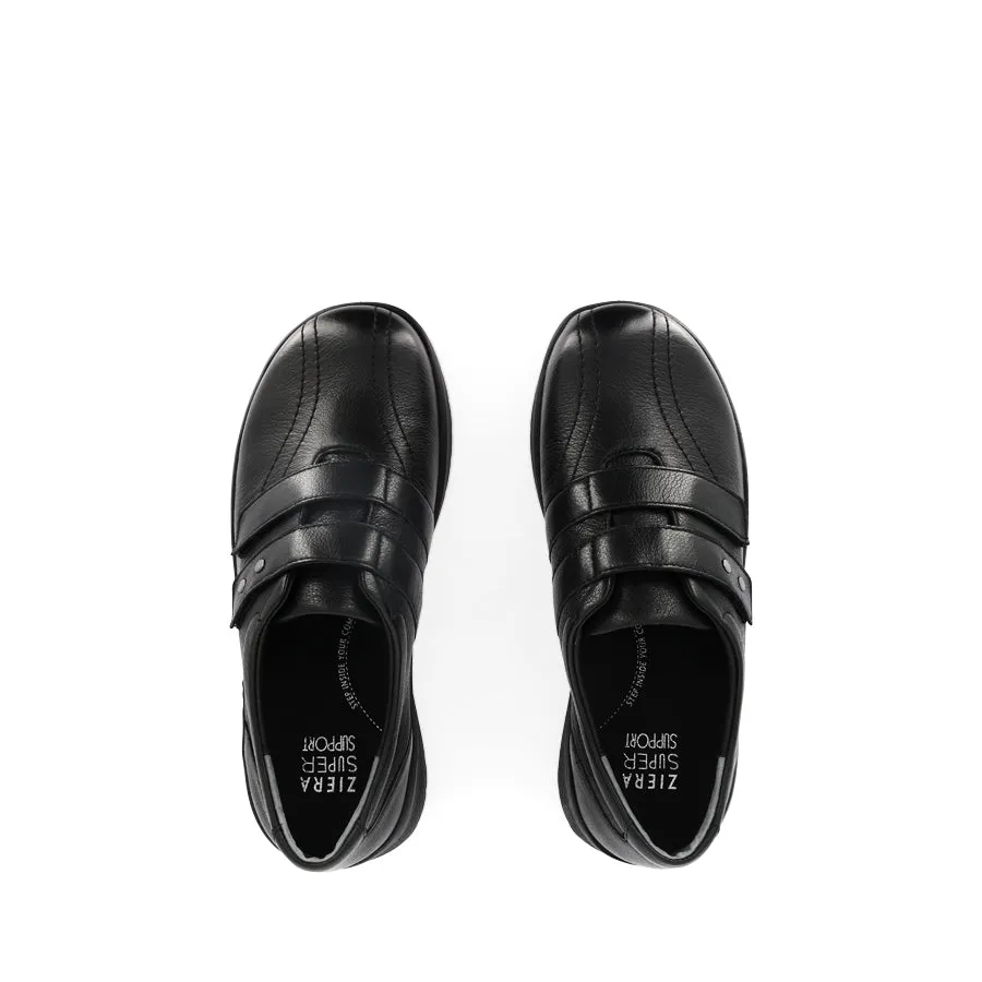 SONNYE XF - BLACK BLACK LEATHER Urban Wear Trendy Performance