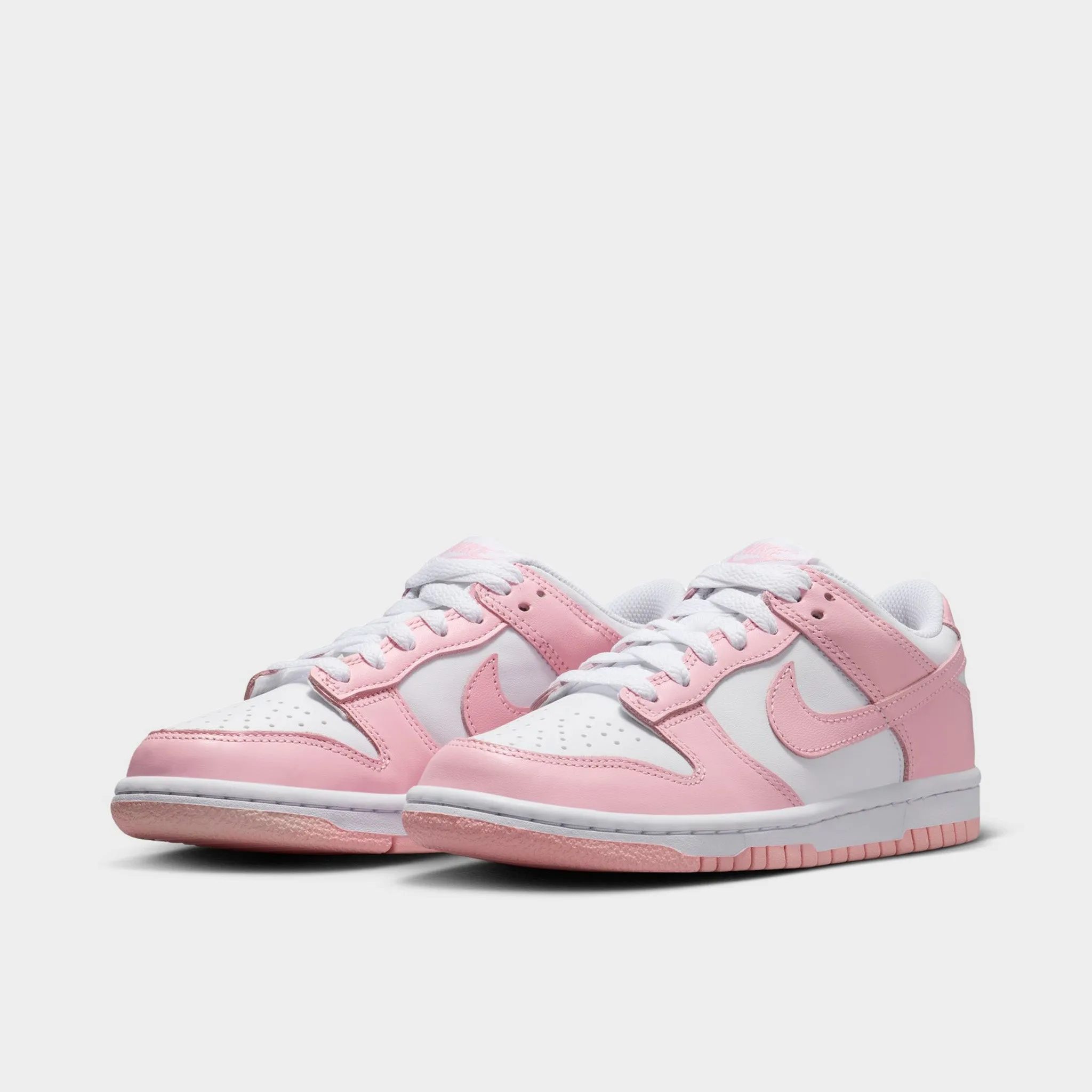 Lightweight Use Refined Ease Nike Dunk Low GS White / Medium Soft Pink - White
