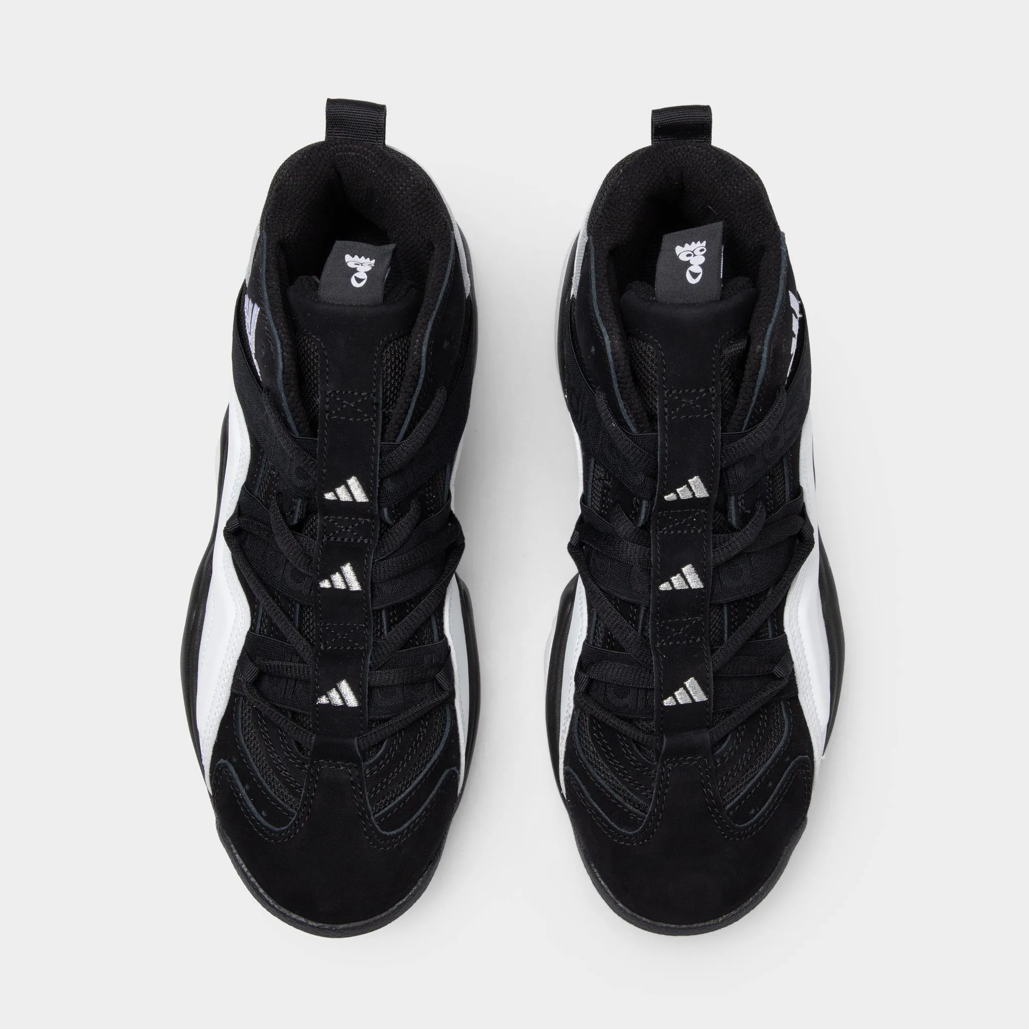 Inner Power Padded Tongue Design adidas Originals Top Ten 2000 Core Black / Cloud White - Silver Metallic