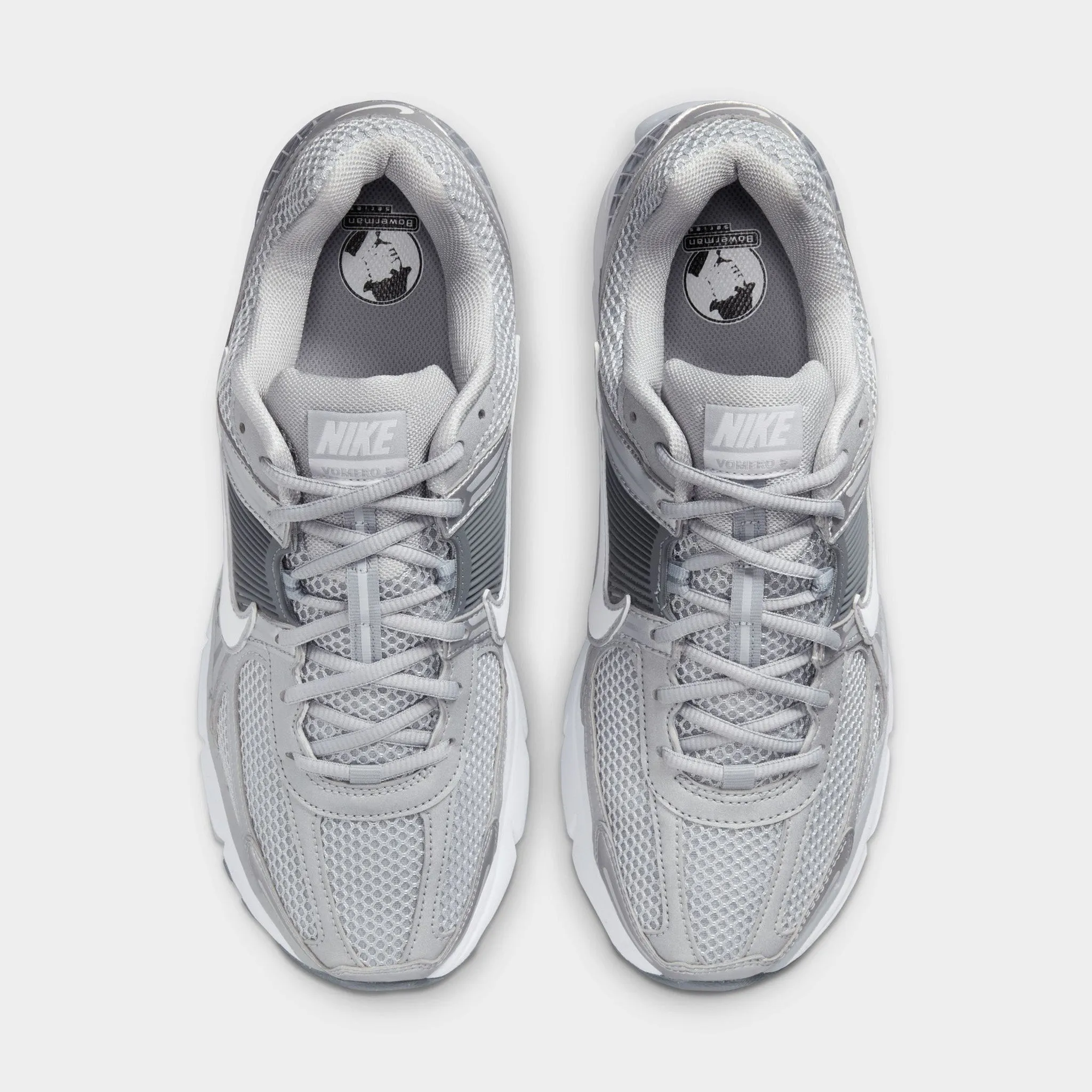 Nike Zoom Vomero 5 Wolf Grey / White - Metallic Silver Iconic arch
