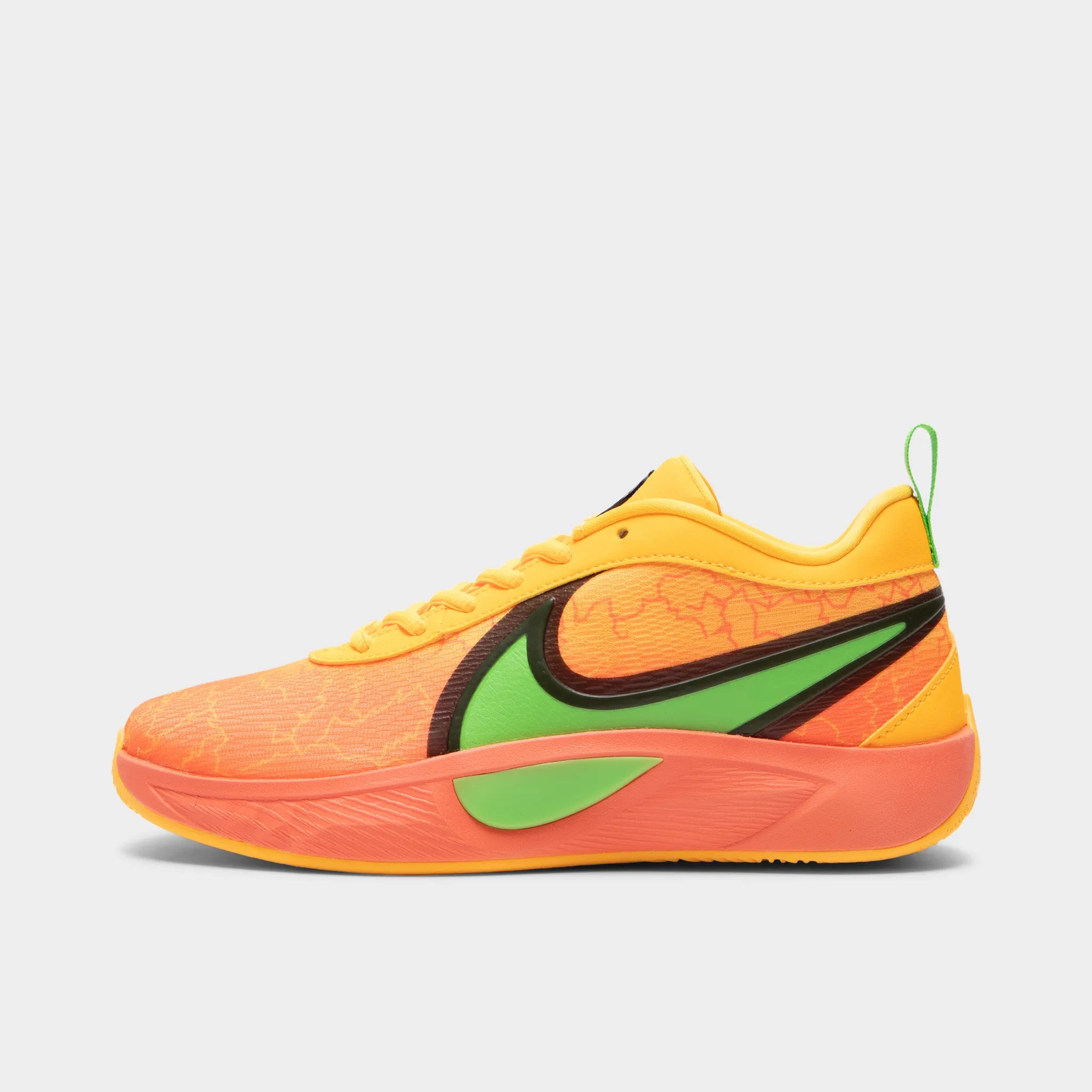 Nike Giannis Freak 6 GS Light Wild Mango / Action Green - Black Vulcanized Outsole