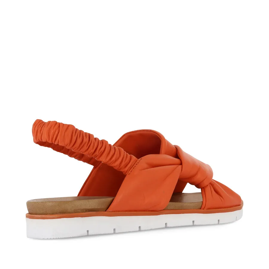 YARA - ORANGE LEATHER Everyday Use Fresh Design