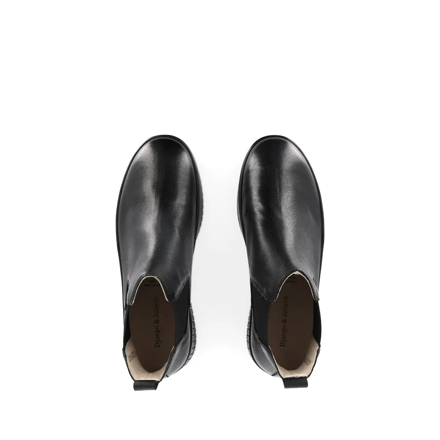 LightweightUpper KISSYE - BLACK LEATHER