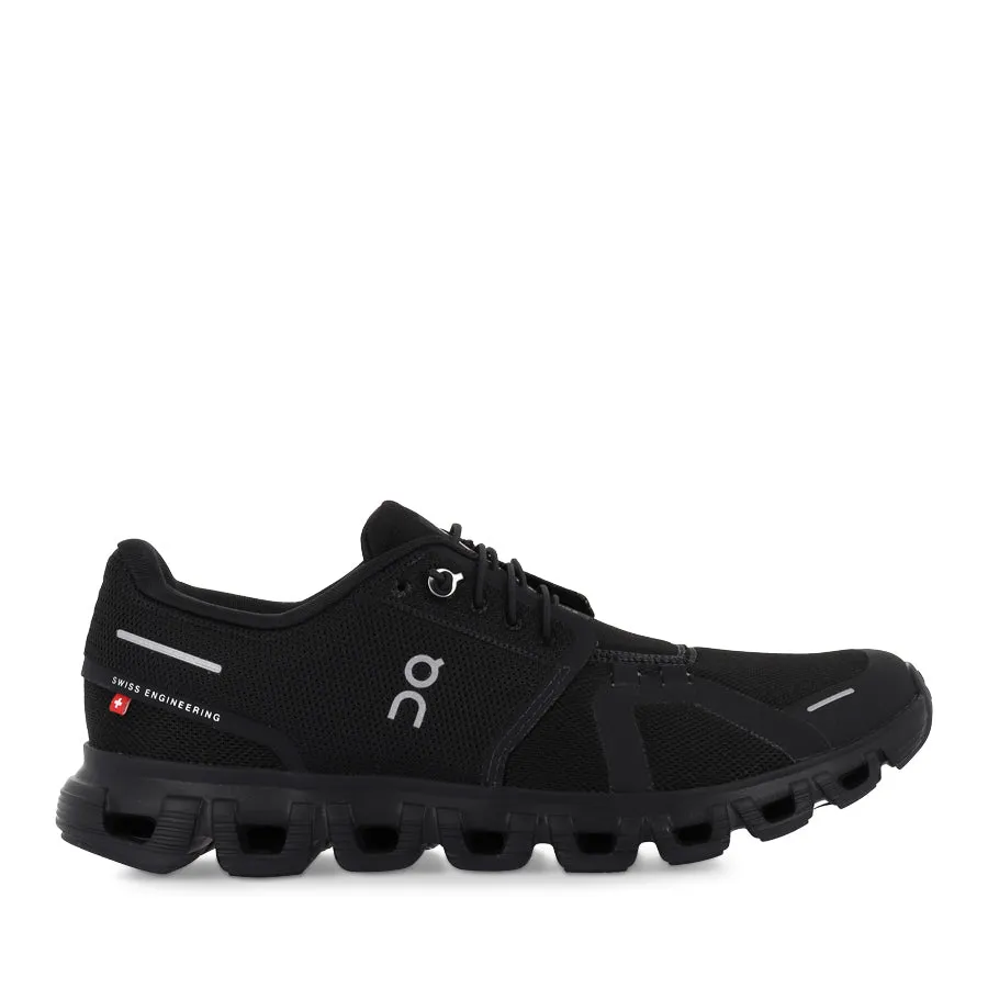 CLOUD 6 (M) - BLACK/BLACK Breathable Support Designer Sneakers