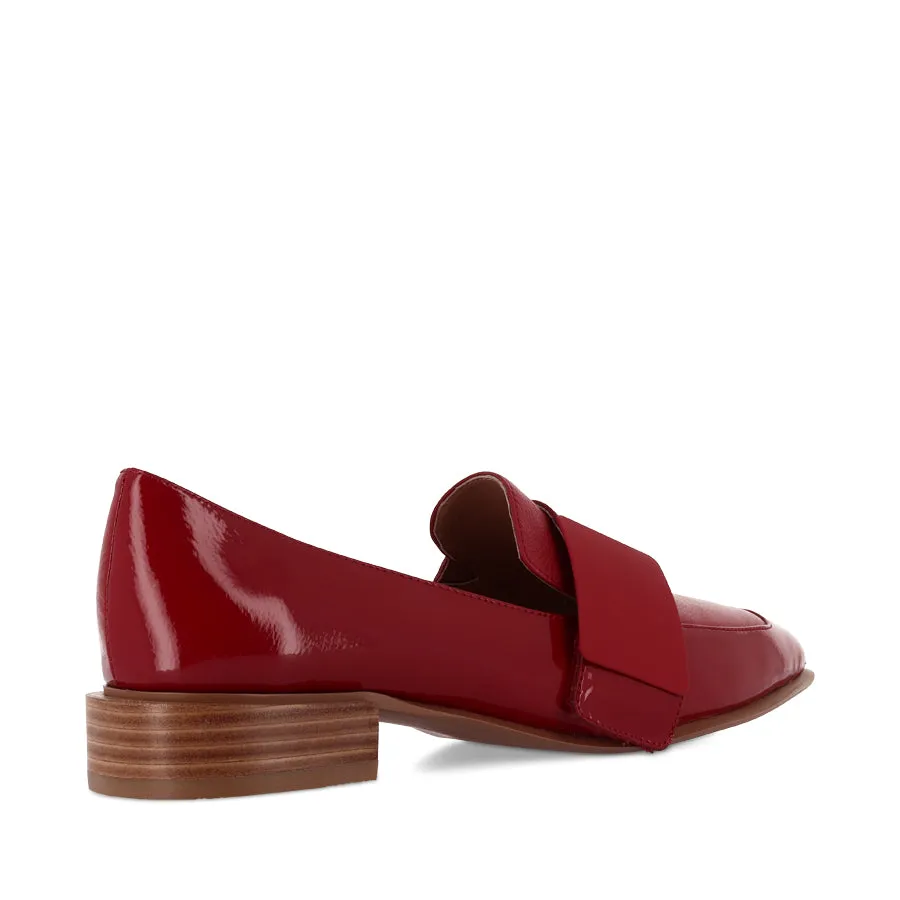 Slow Power ERING - DARK RED DARK RED PATENT LEATHER