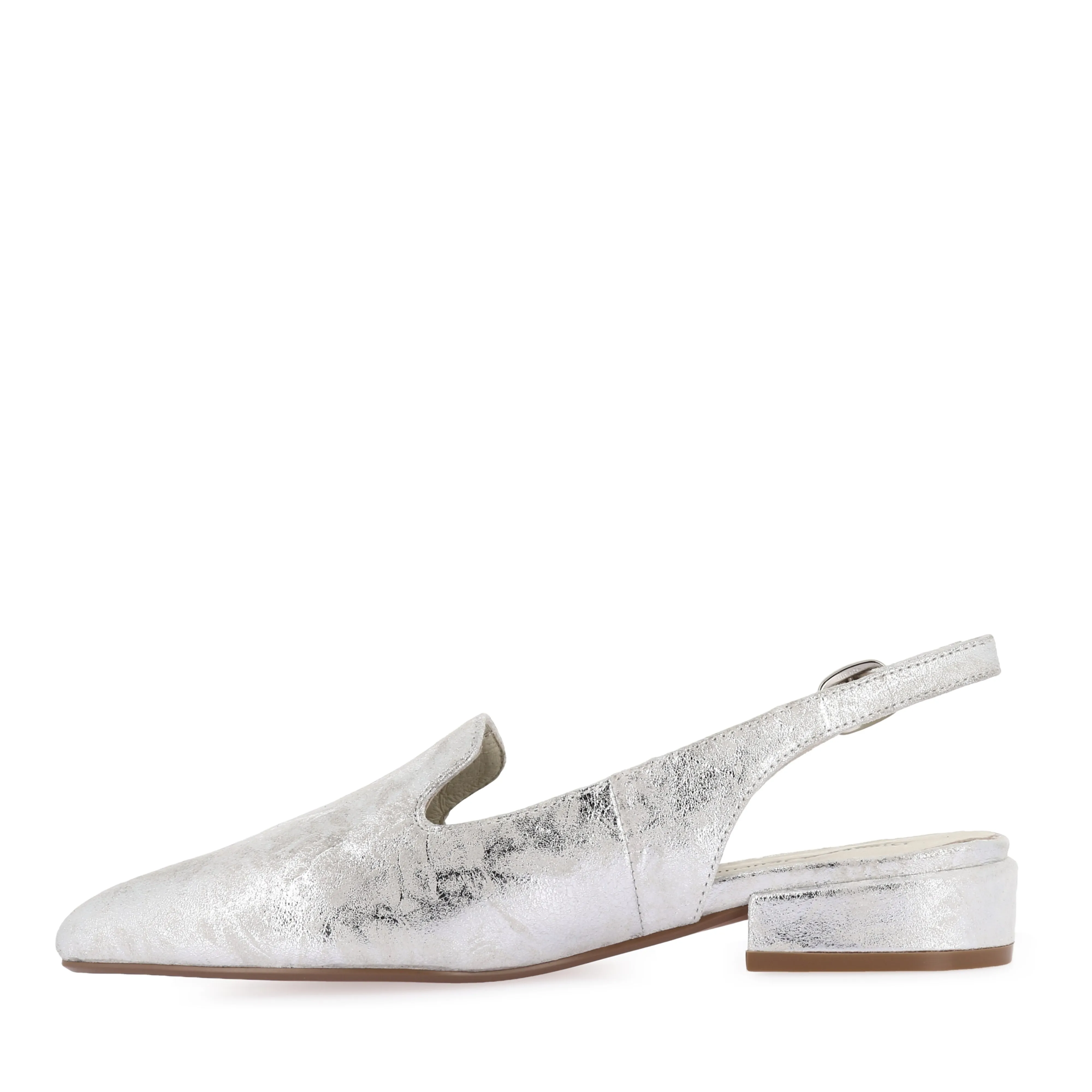 EROLS - SILVER BEIGE LEATHER Urban Sprint Trendy Slip-on Footwear