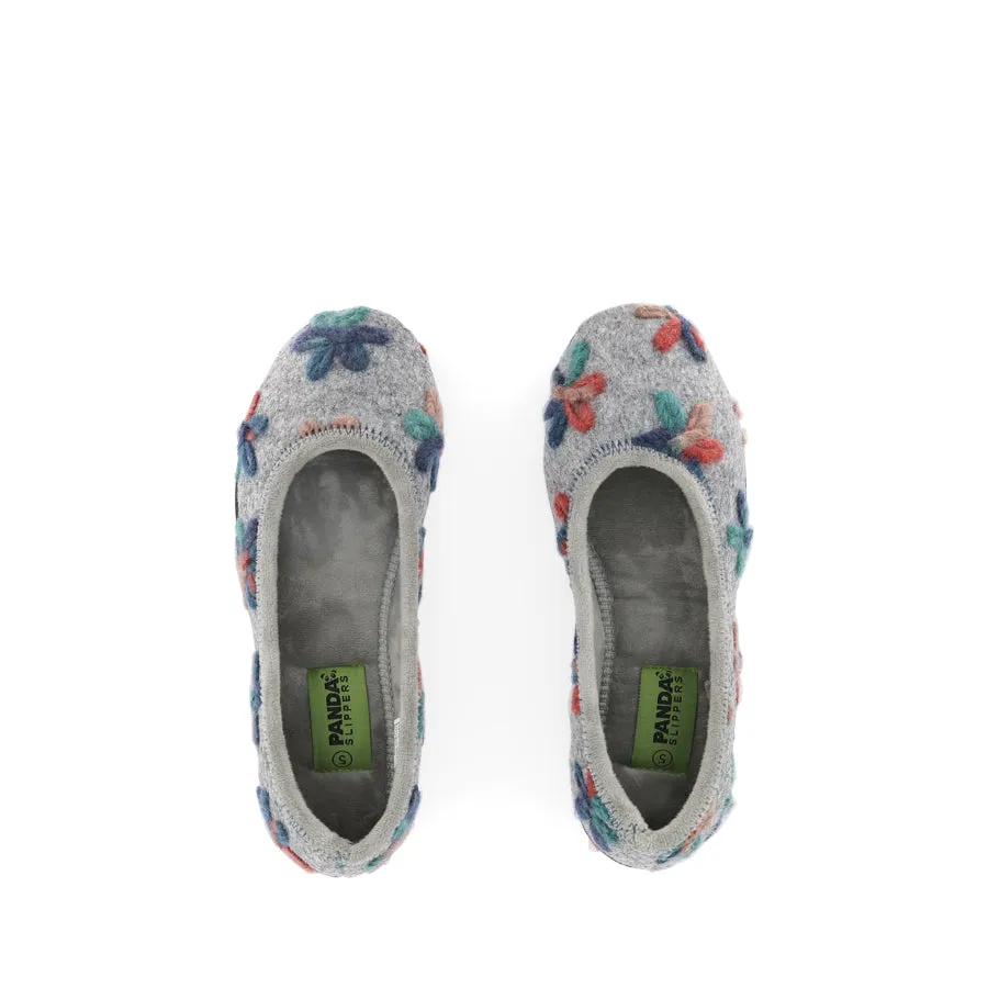ESPERA - LIGHT GREY EMBROIDERY Simple Sandal Fit EnergyReturn