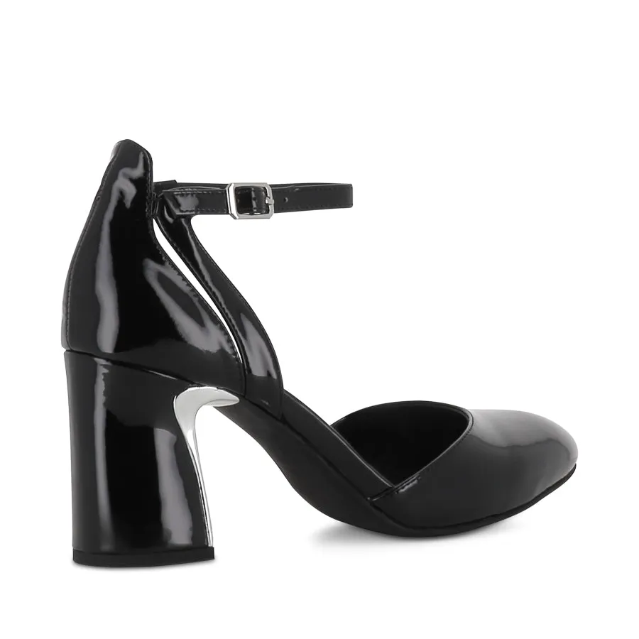 Practical Walk KILLIE - BLACK PATENT LEATHER