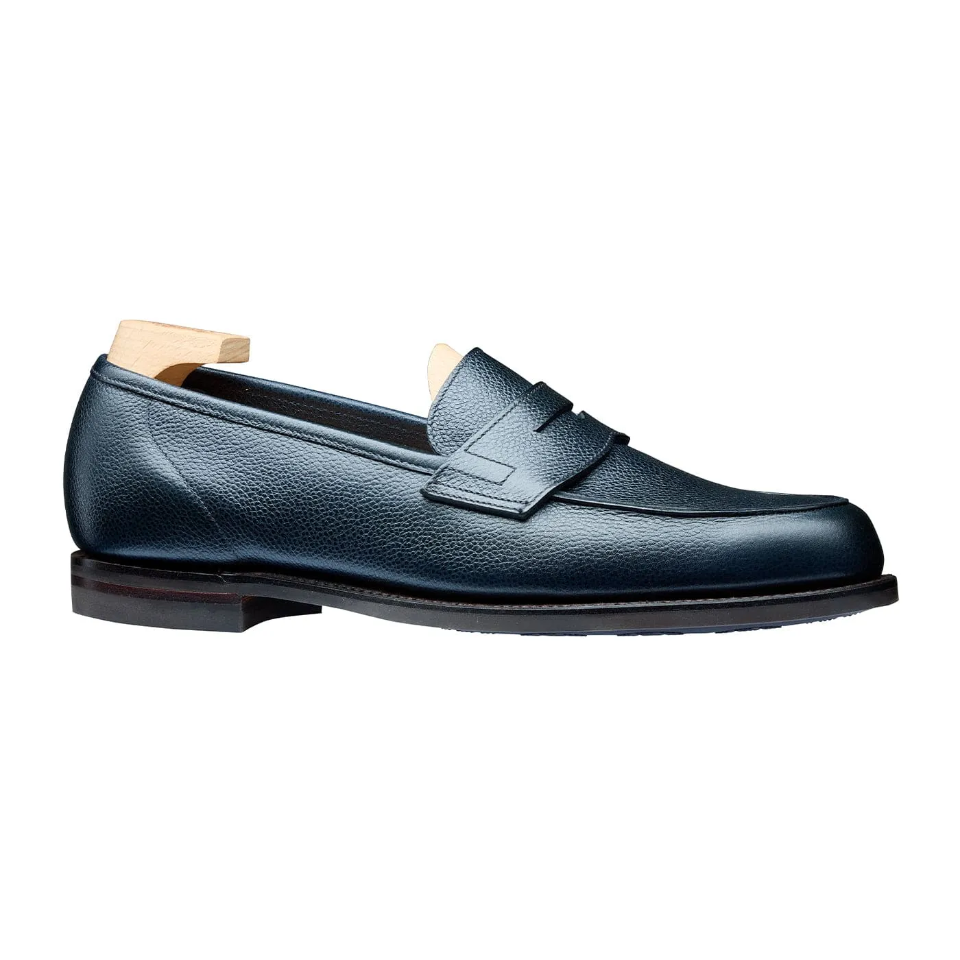 Richmond 2 Navy Pebble Grain Loose Fit