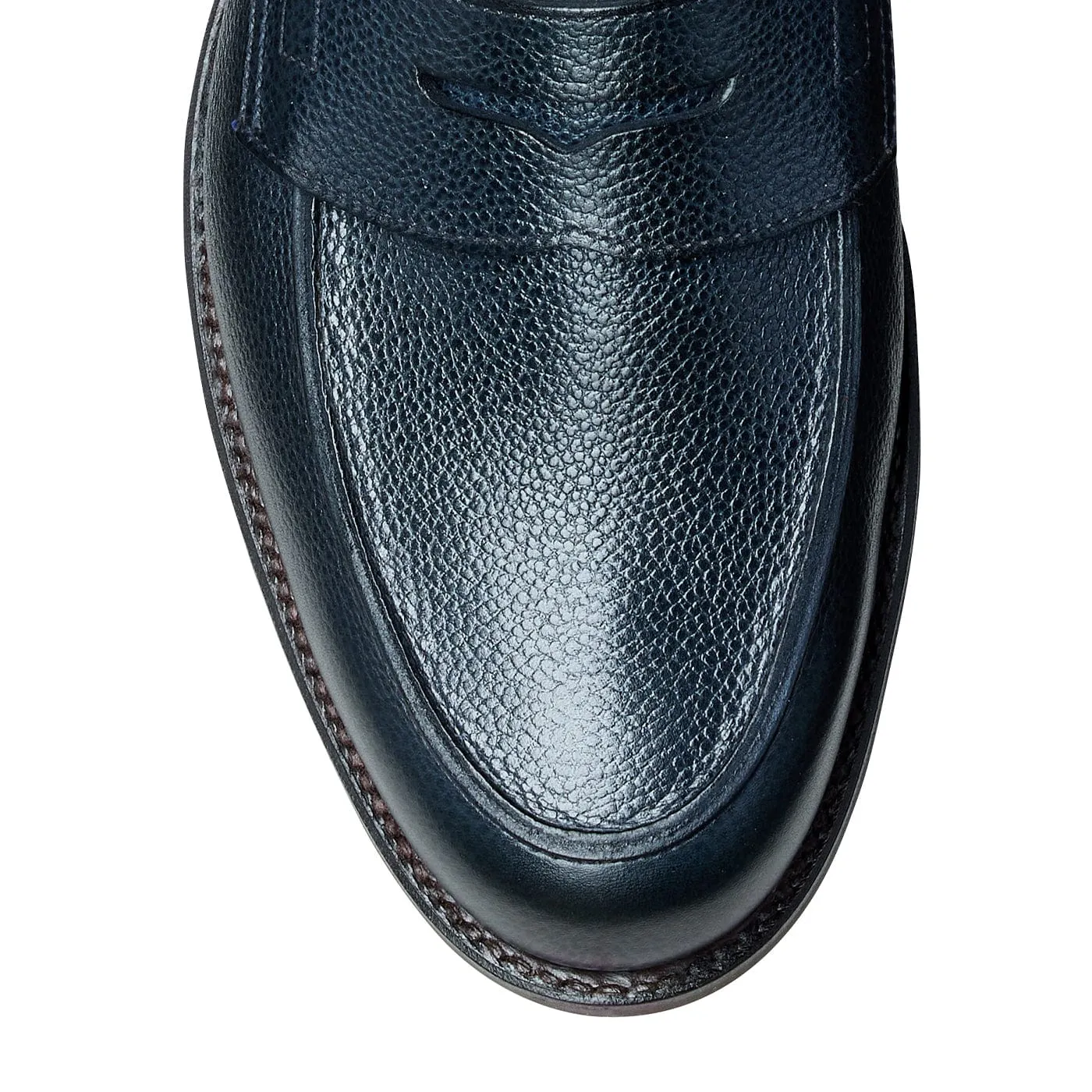 Green Lane Richmond 2 Navy Pebble Grain