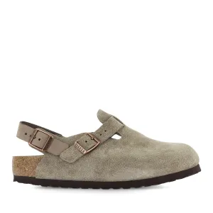 TOKIO SUEDE - TAUPE SUEDE Mule Mode Cozy Feel Footwear