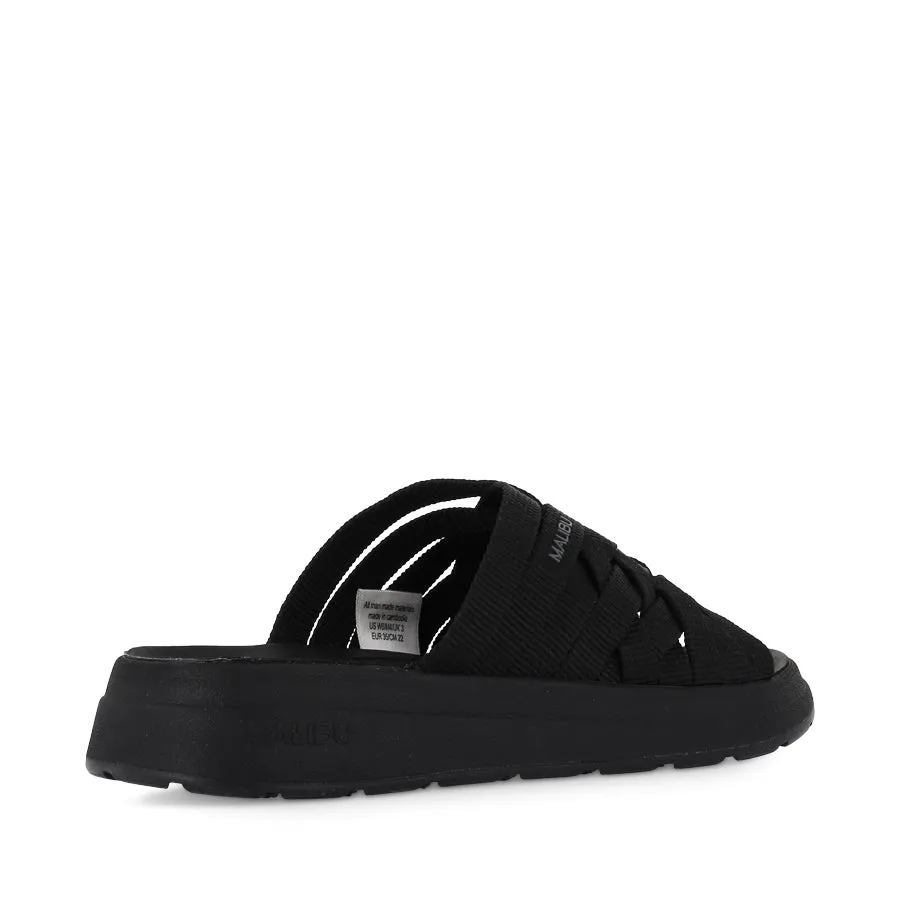 ZUMA - BLACK/BLACK POLYESTER Premium materials