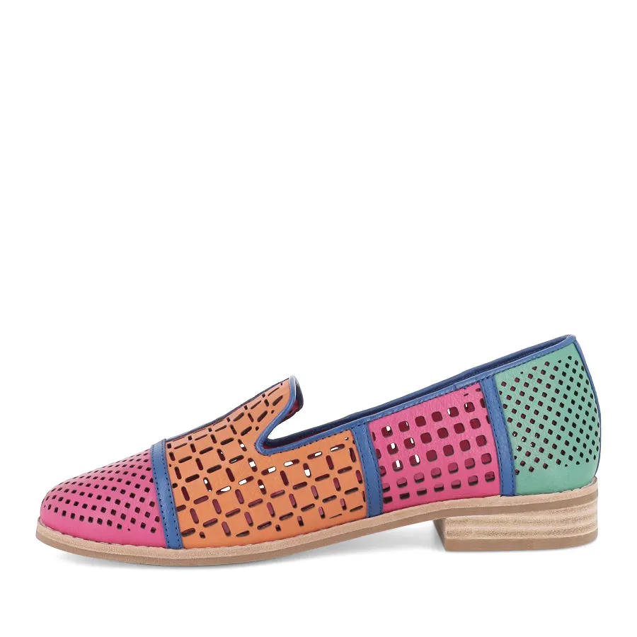 Platform Style Quick Path ALYCIA - BRIGHT MULTI LEATHER