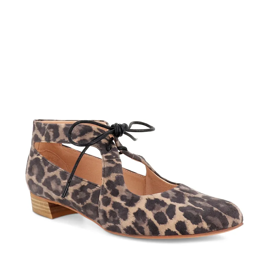 Cliff Glow Trail Run EWING - BLACK/CAMEL LEOPARD