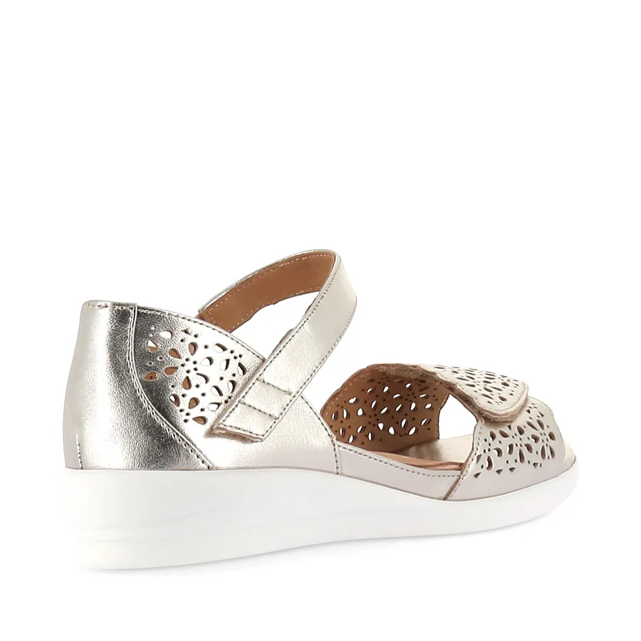 adjustable footwear DUSTY W - PALE GOLD LEATHER