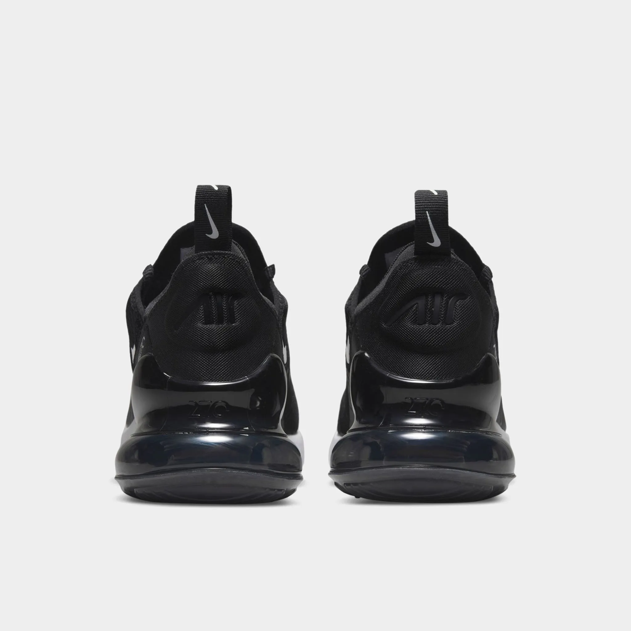 Breathable Footbed Gel Infused Heel Nike Air Max 270 GS Black / White - Anthracite