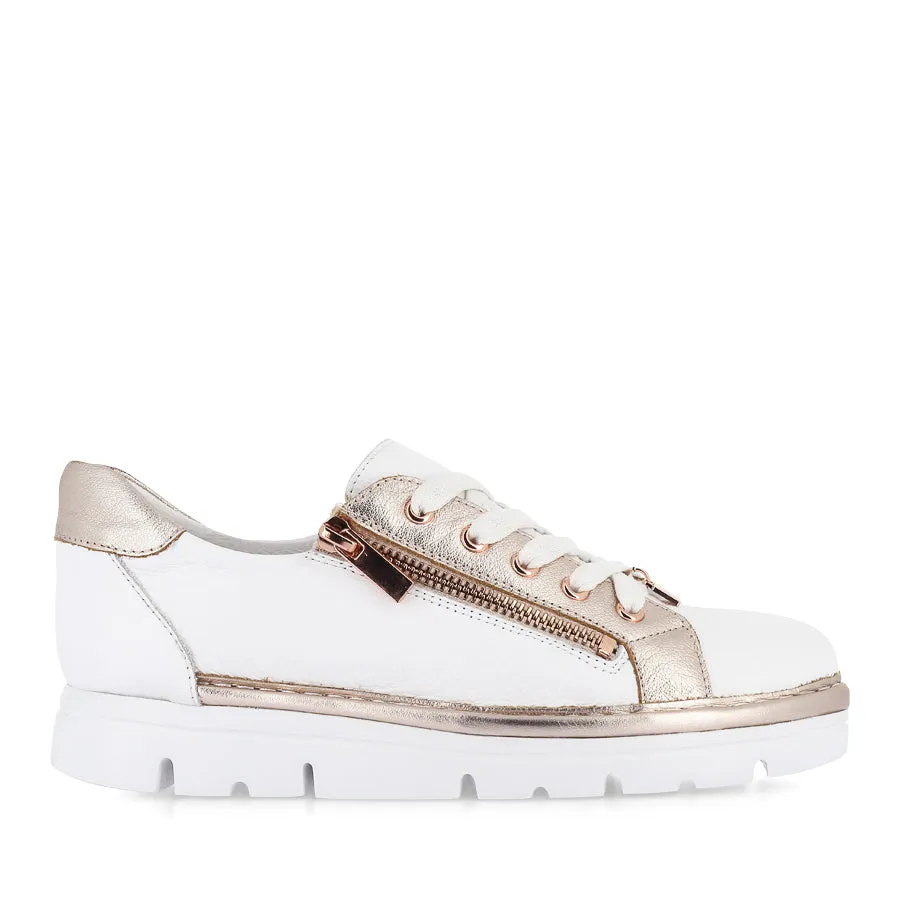 ELOS - WHITE ROSE GOLD Fit Lifestyle Compression Molded Midsole