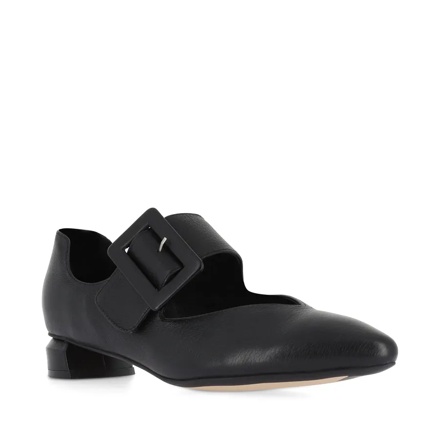 FANTAZA - BLACK LEATHER Simple Style