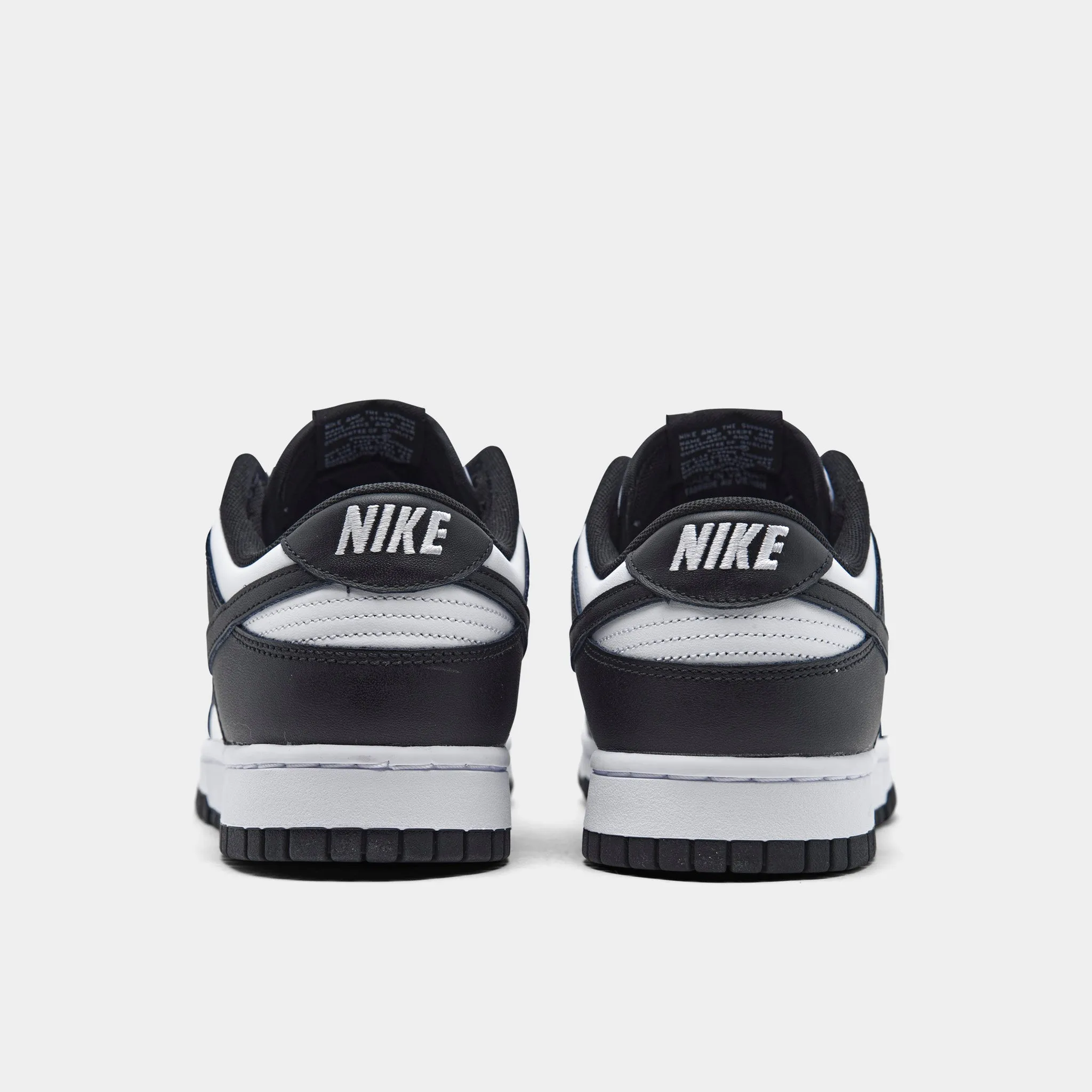 Nike Dunk Low Retro White / Black - White Elastic Fit Intense Workout