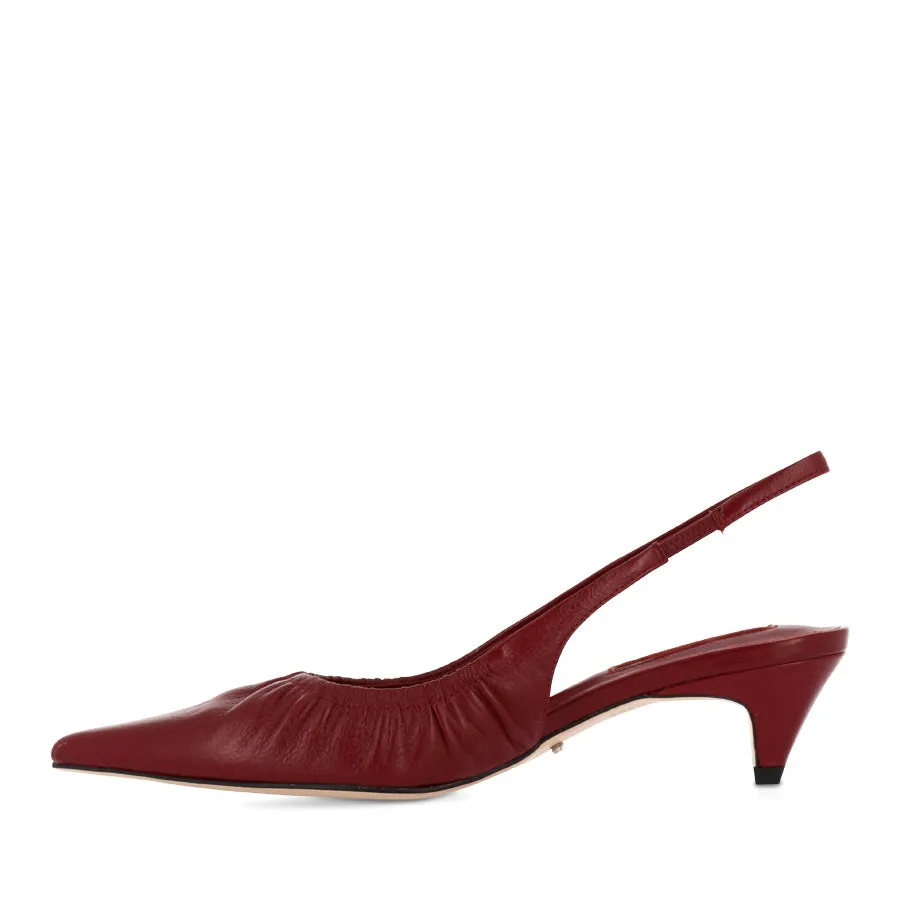 DAVIS - BERRY VENICE lace up closure