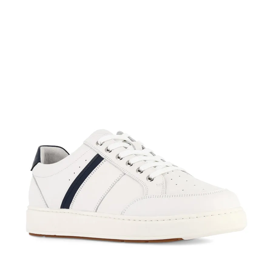 Urban Stylewear LINCOLN - WHITE/NAVY LEATHER
