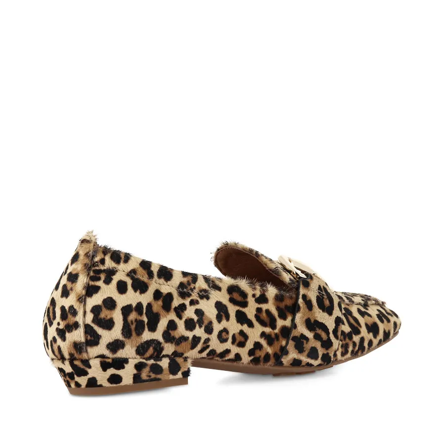 BORGE - TAN LEOPARD Breathable Footwear Commuter Shoes