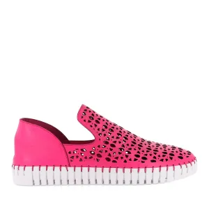 HAZE - HOT PINK LEATHER Autumn Soft Moon Walk