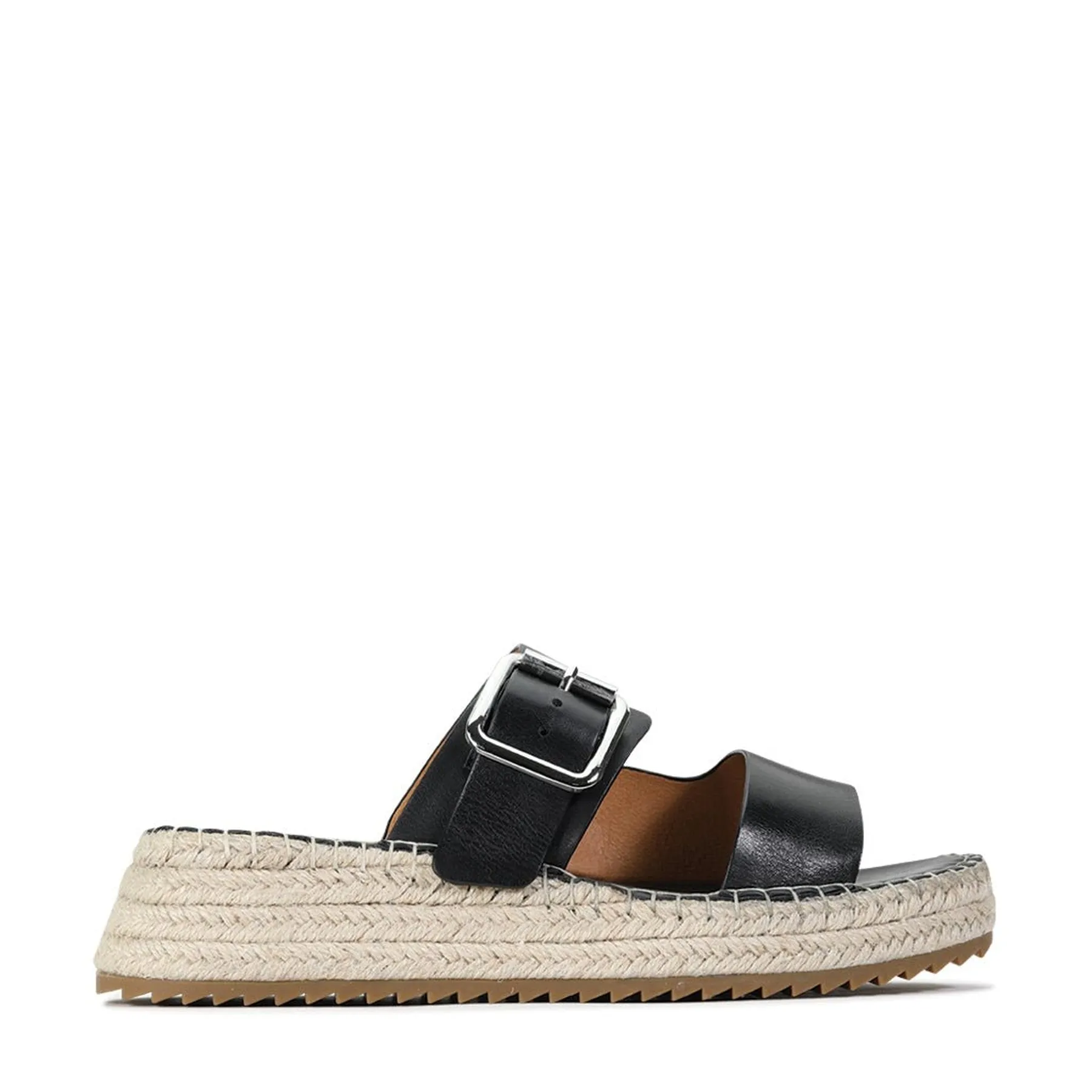 Toe box LAROSSA LEATHER ESPADRILLE SLIDE