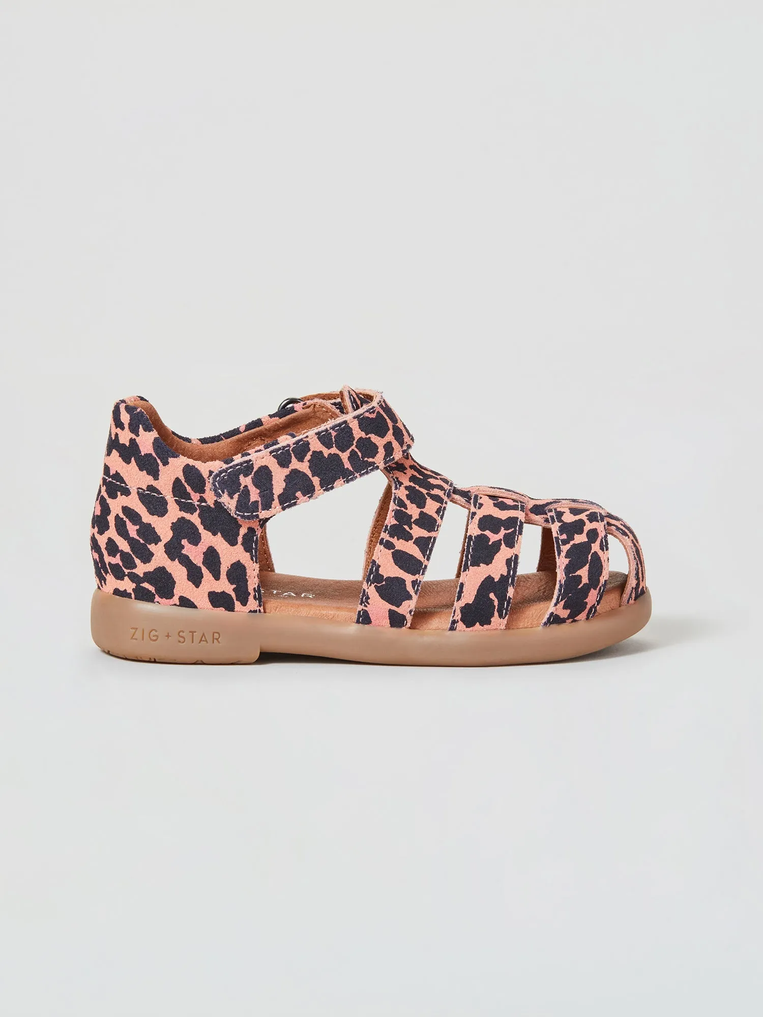 Light Footwear waterproof Cosmic Junior Closed-Toe Sandal Pink Animal