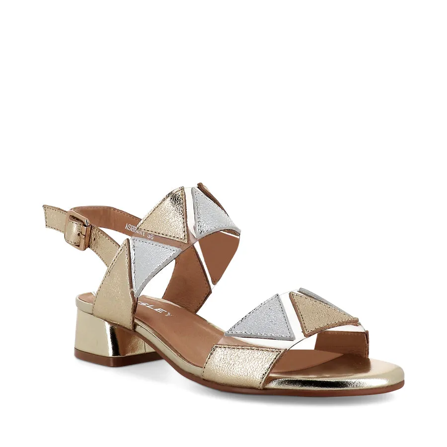 Relax Vibe Smart Choice Footwear ASHBURY - GOLD SILVER MULTI LEATHER