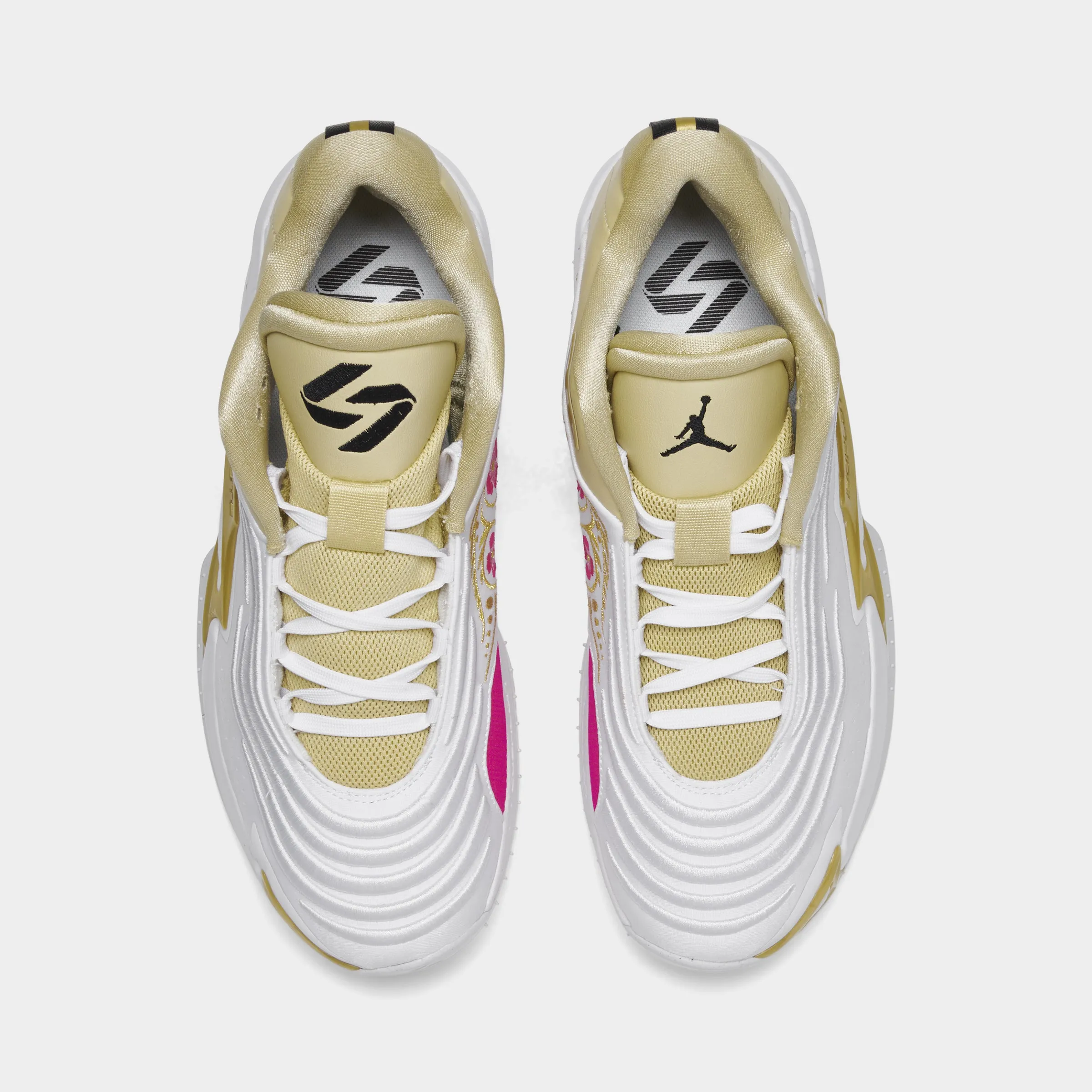 Jordan Luka 3 SE White / Black - Team Gold Ventilated Midfoot Quick Lacing Mechanism