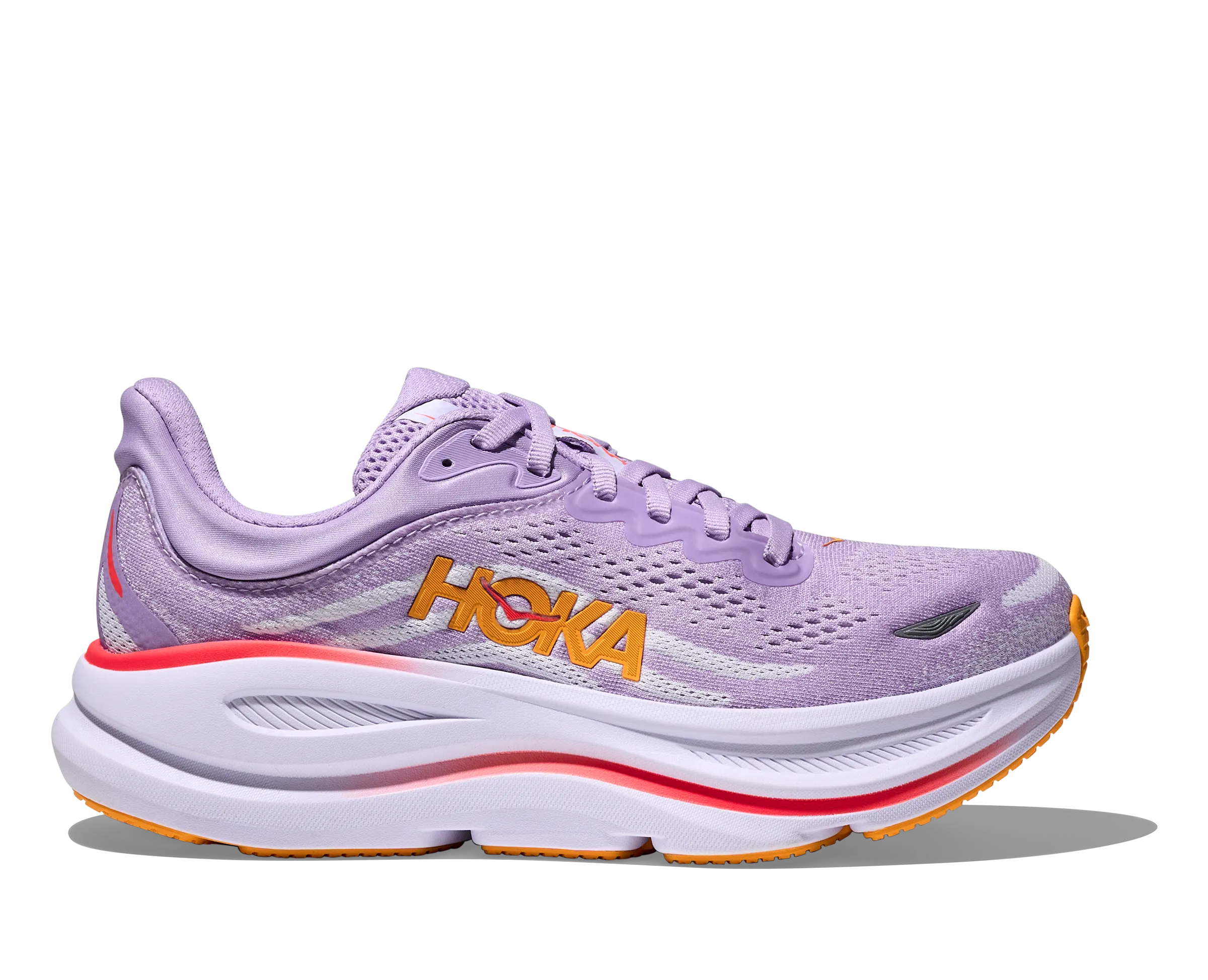 Satin Glow Ventilated HOKA ONE ONE BONDI 9 - ASTER FLOWER/STARLIGHT GLOW