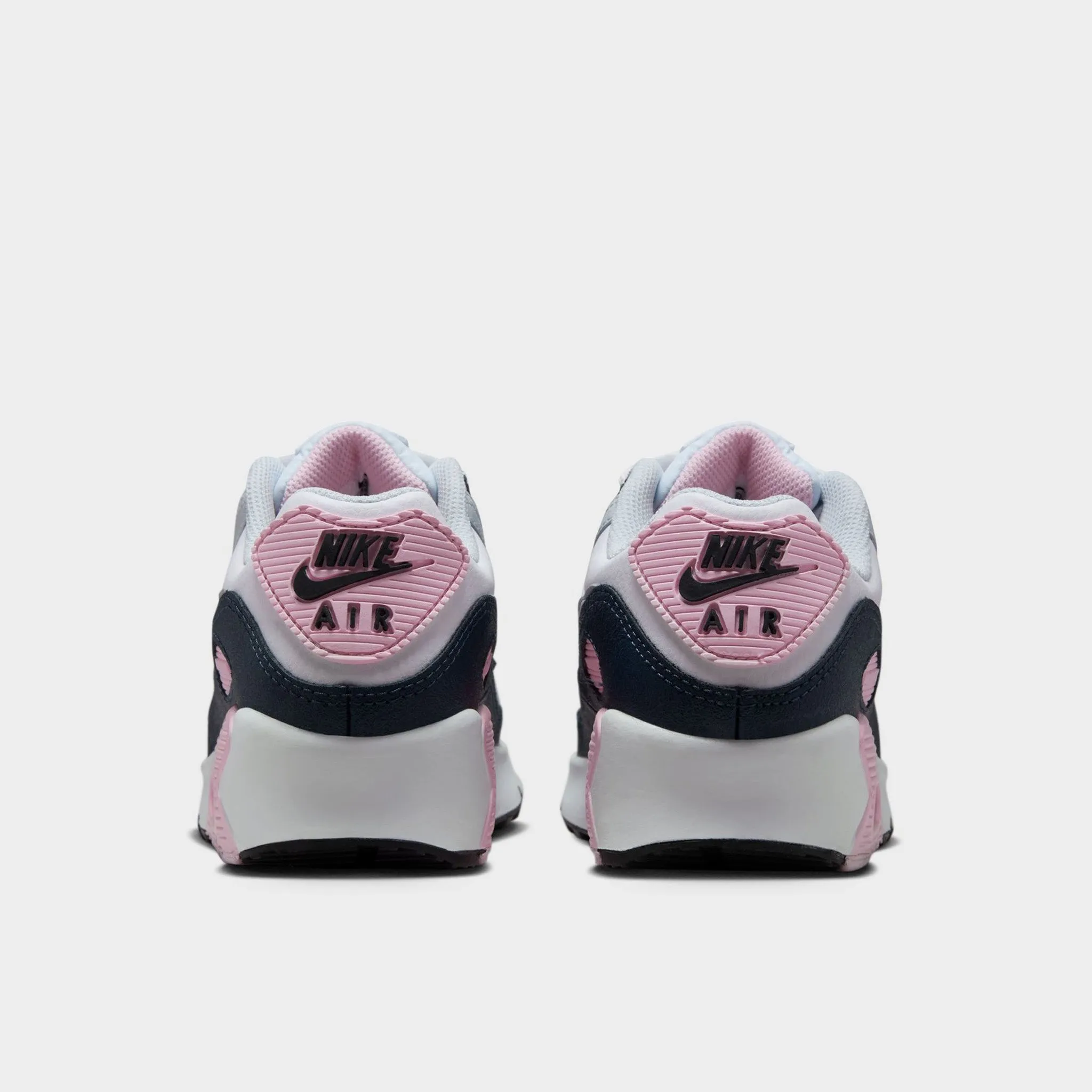 Nike Air Max 90 LTR GS White / Wolf Grey - Pink Foam padded insole