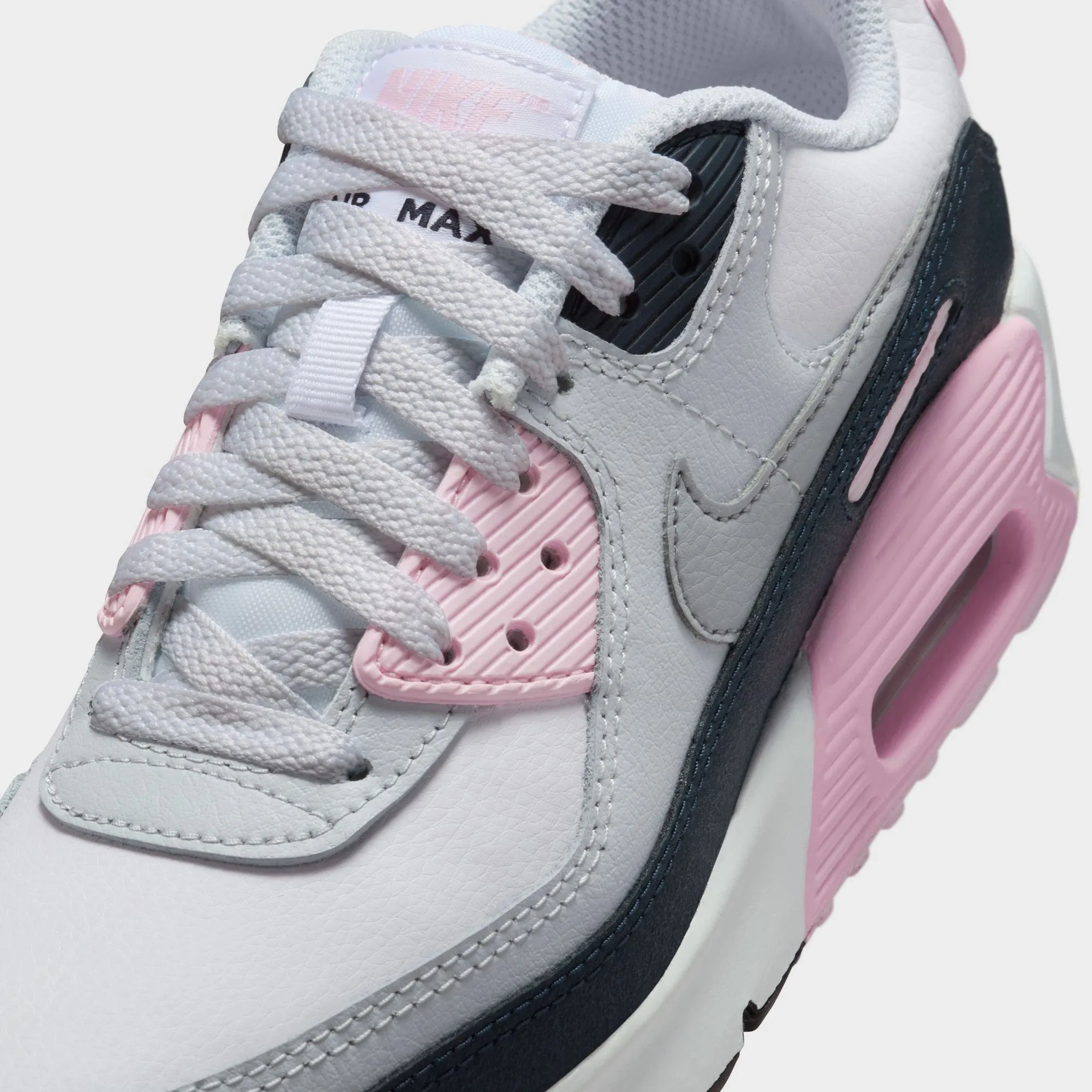 Nike Air Max 90 LTR GS White / Wolf Grey - Pink Foam Stability