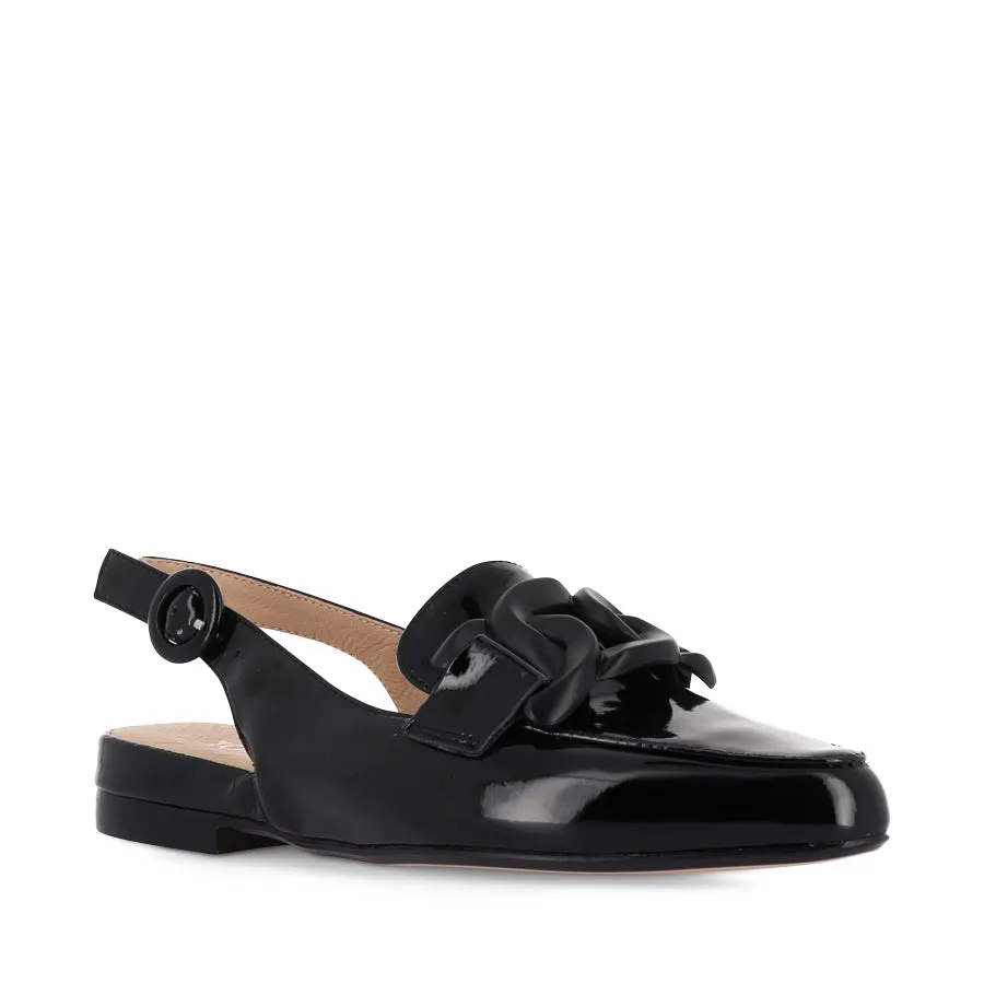 FAVILLAS - BLACK PATENT Strong Path Noon Break