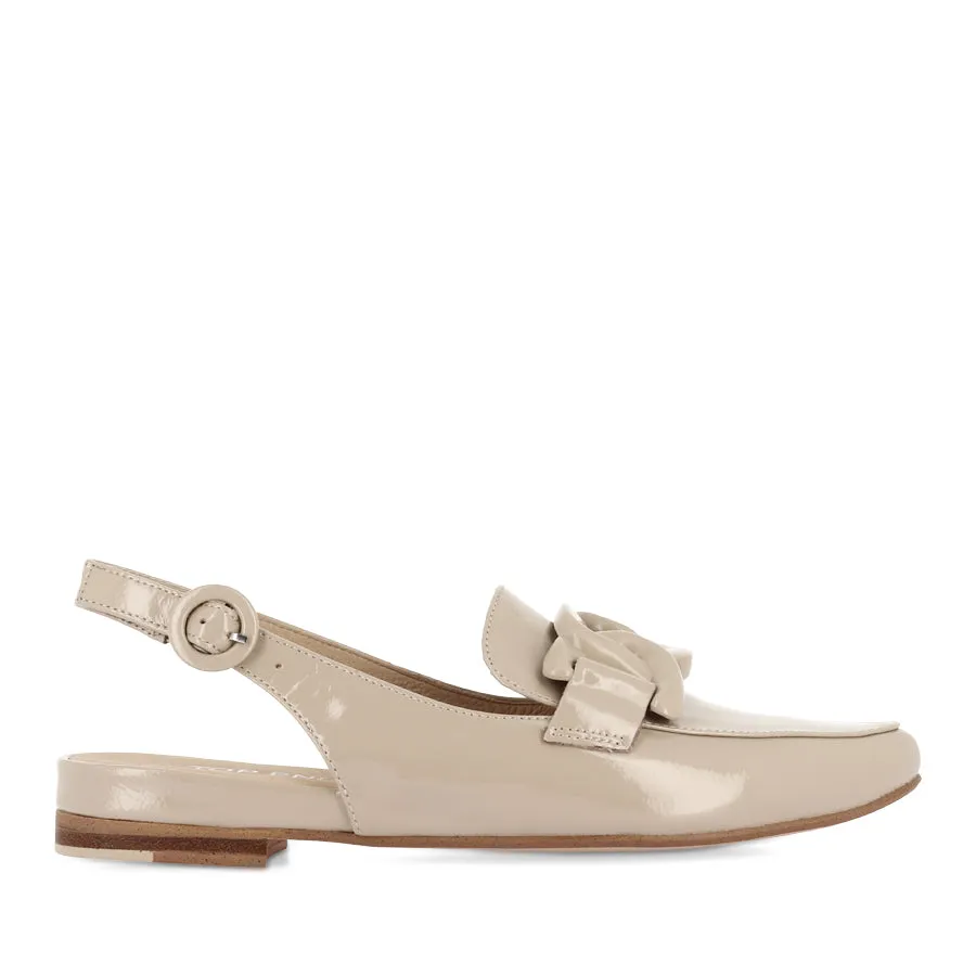 Comfortable Footwear FAVILLAS - CAFE PATENT LEATHER
