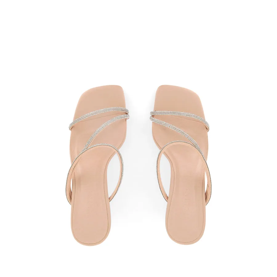 FEMI - NUDE-DIAMANTE Board Walk Trendy Shoes