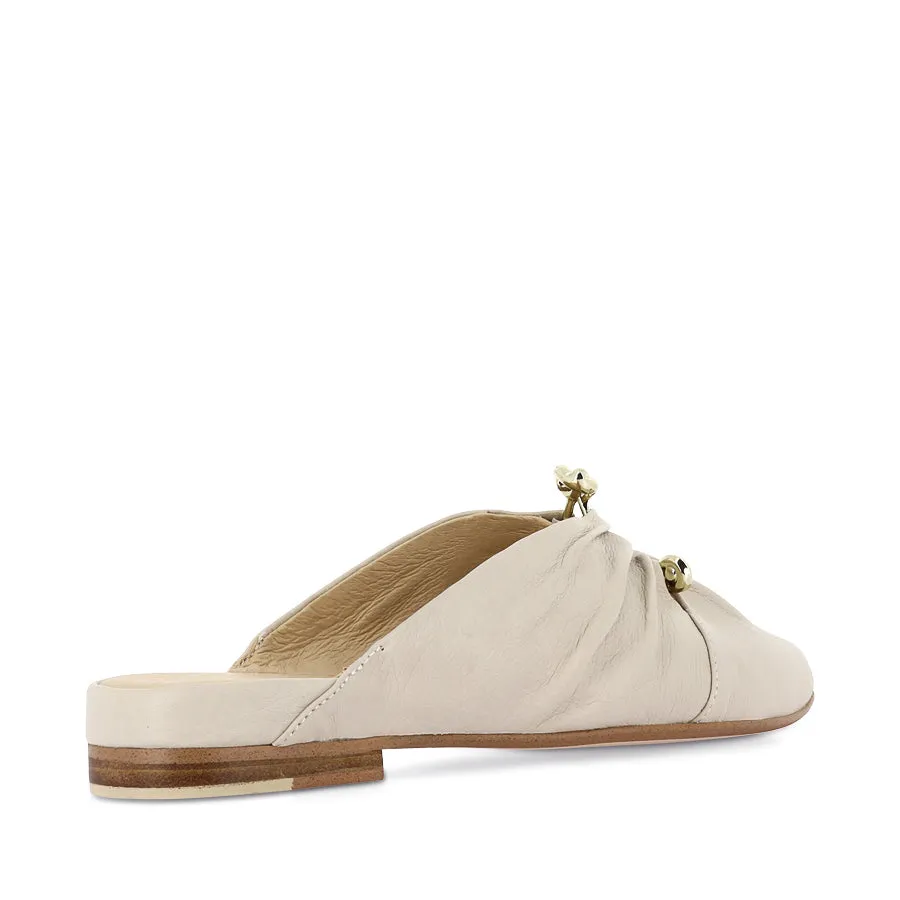 FIBBY - ALMOND LEATHER Functional Cushioned Footbed