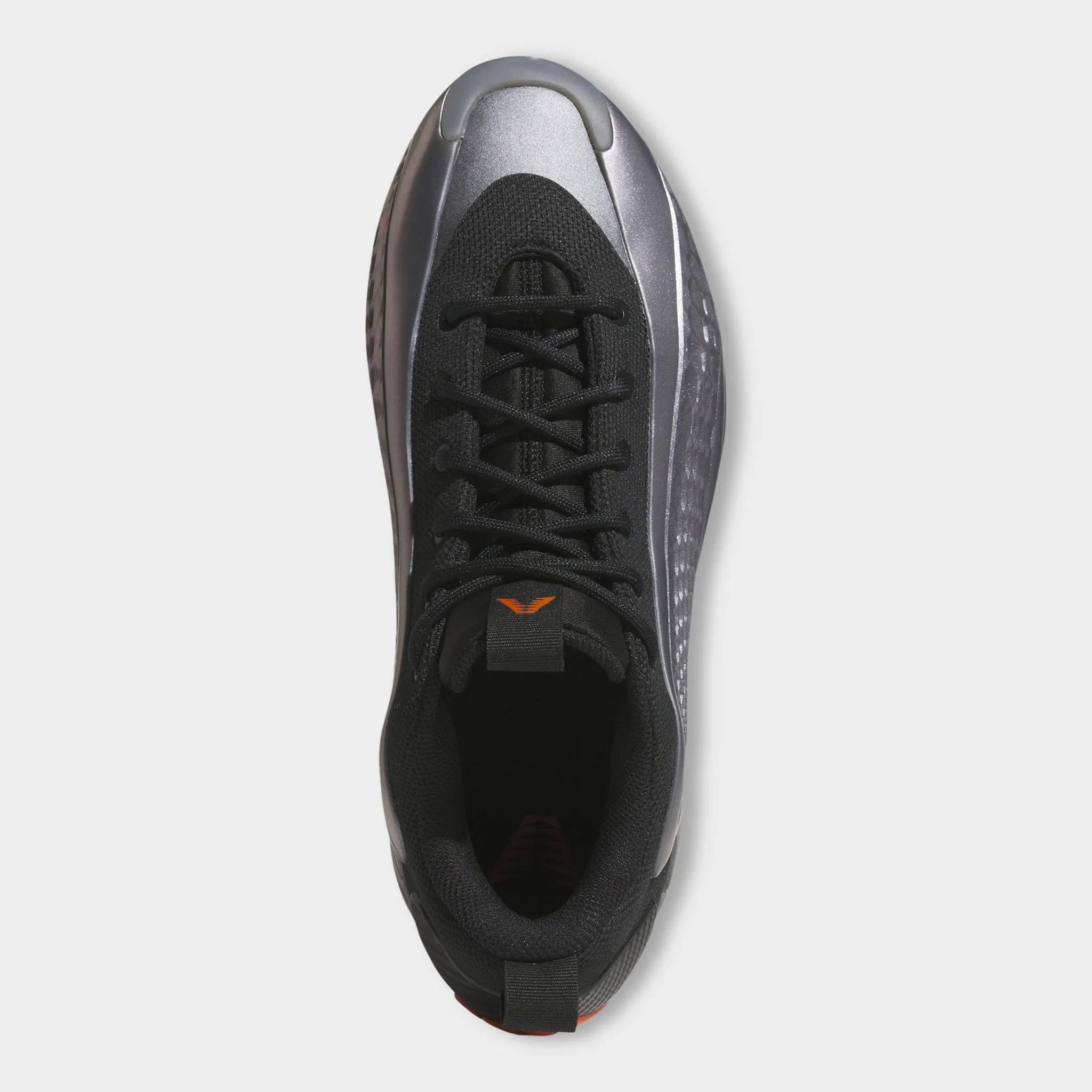 adidas Anthony Edwards 1 Low Grey / Black - Orange rubber Structural Weave Technology