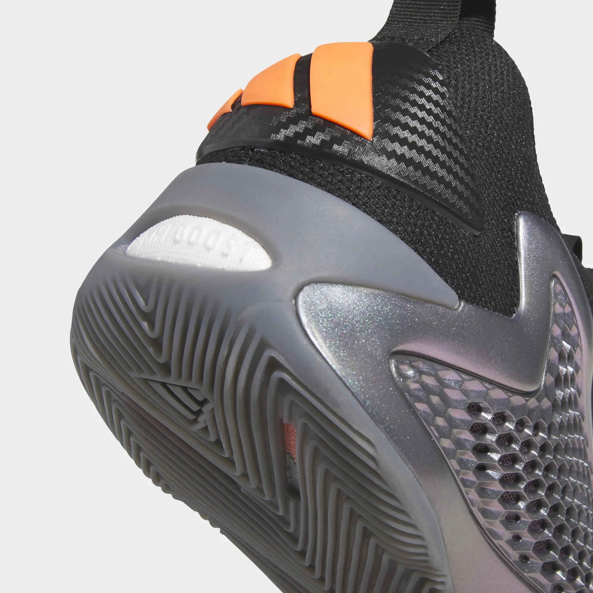 Recycled Synthetic Fabric Balanced Walk adidas Anthony Edwards 1 Low Grey / Black - Orange