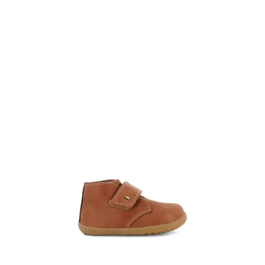 DESERT STEP UP - CARAMEL VINTAGE LEATHER Lightweight Sole Perfect Fit